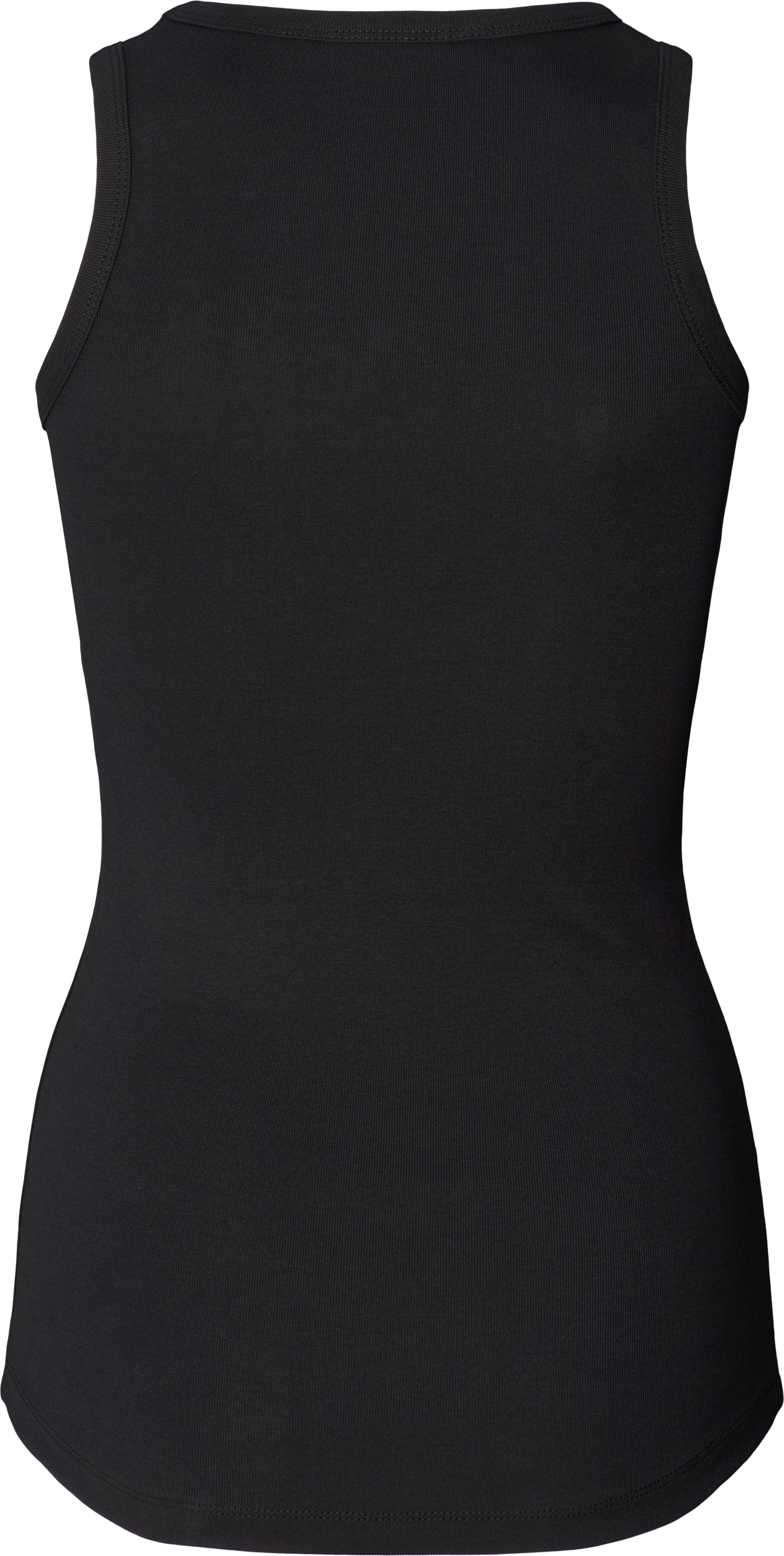 GAI+LISVA Alberte Cotton 1x1 RIB Top Tops & T-shirts 650 Black
