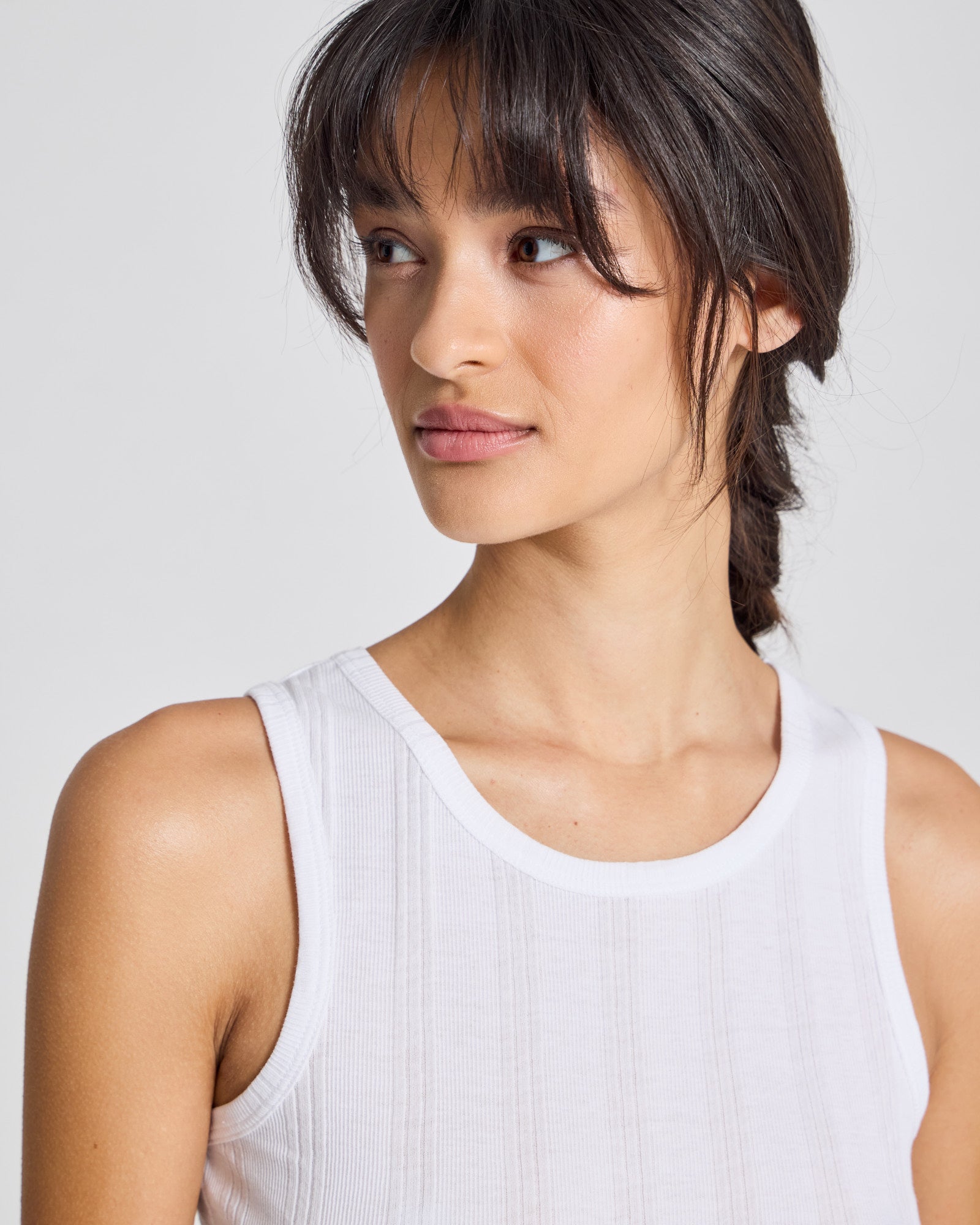 GAI+LISVA Alberte Cotton Top GOTS Tops & T-shirts 100 White