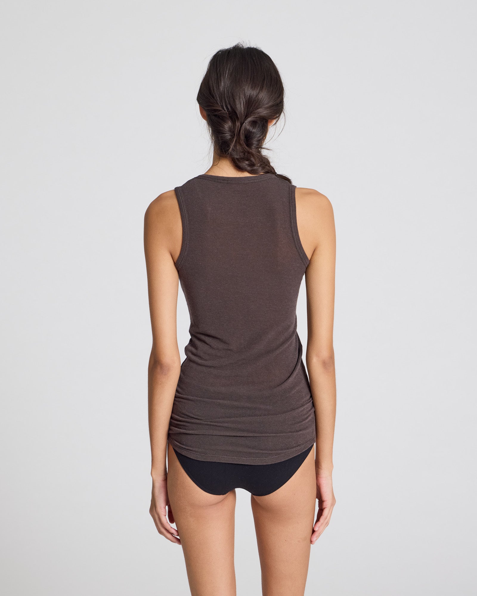 GAI+LISVA Alberte Wool Top Tops & T-shirts 681 Mulch