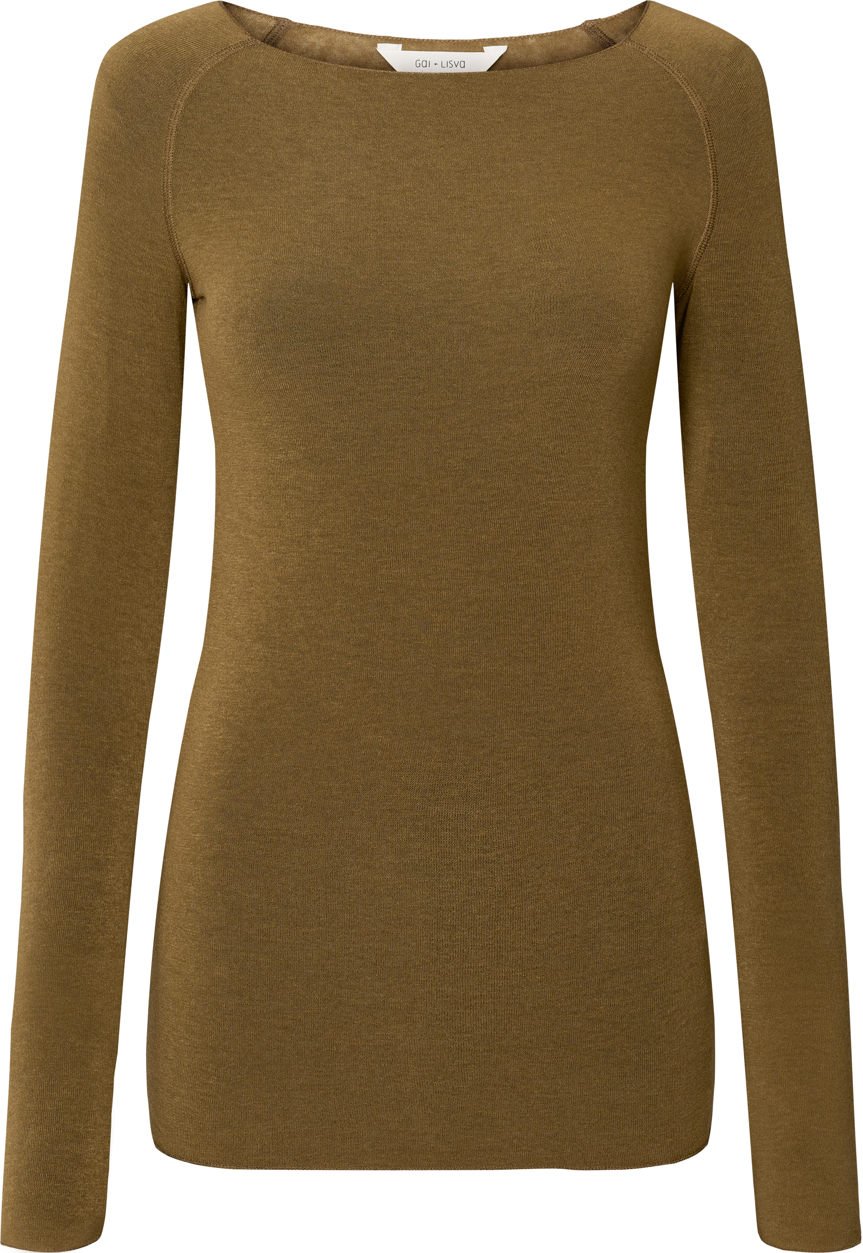 GAI+LISVA Amalie Wool Top Tops & T-shirts 861 Kangaroo