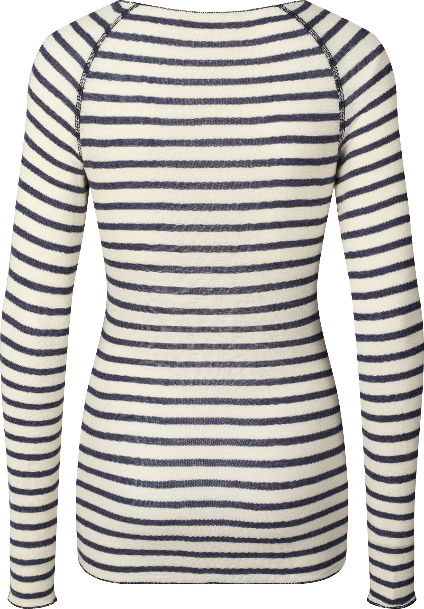 GAI+LISVA Amalie Wool Top Tops & T-shirts 197 Reverse Denim Stripe