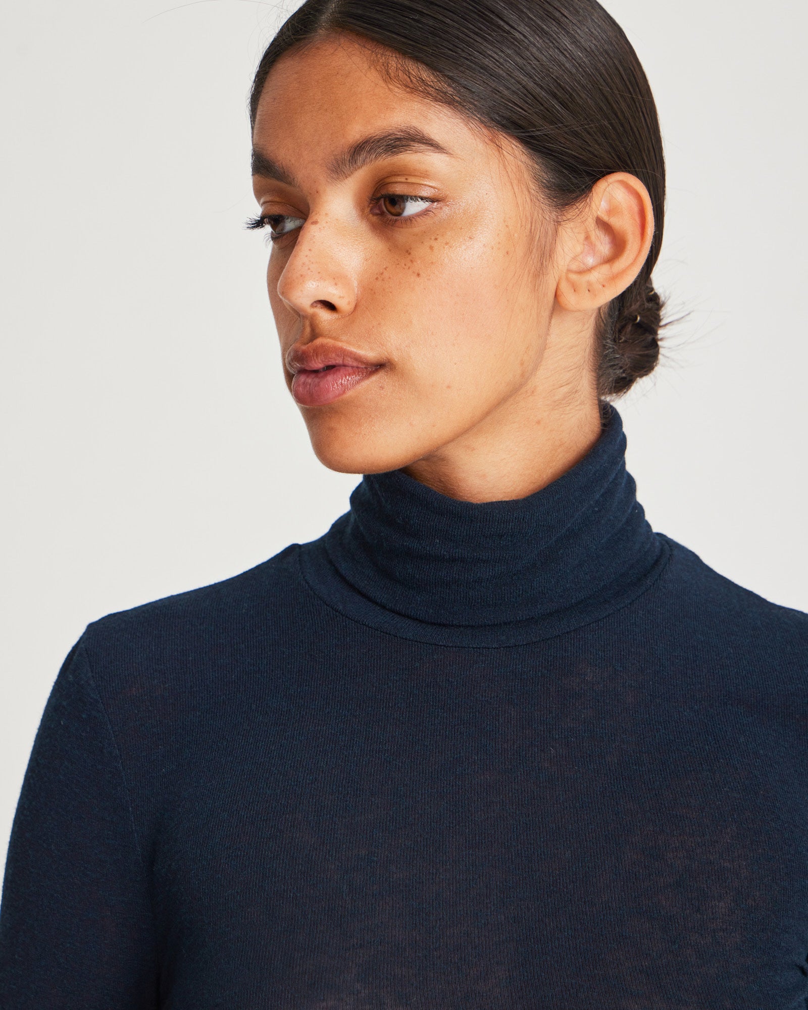 GAI+LISVA Anna Wool Turtleneck Tops & T-shirts 181 Midnight Blue