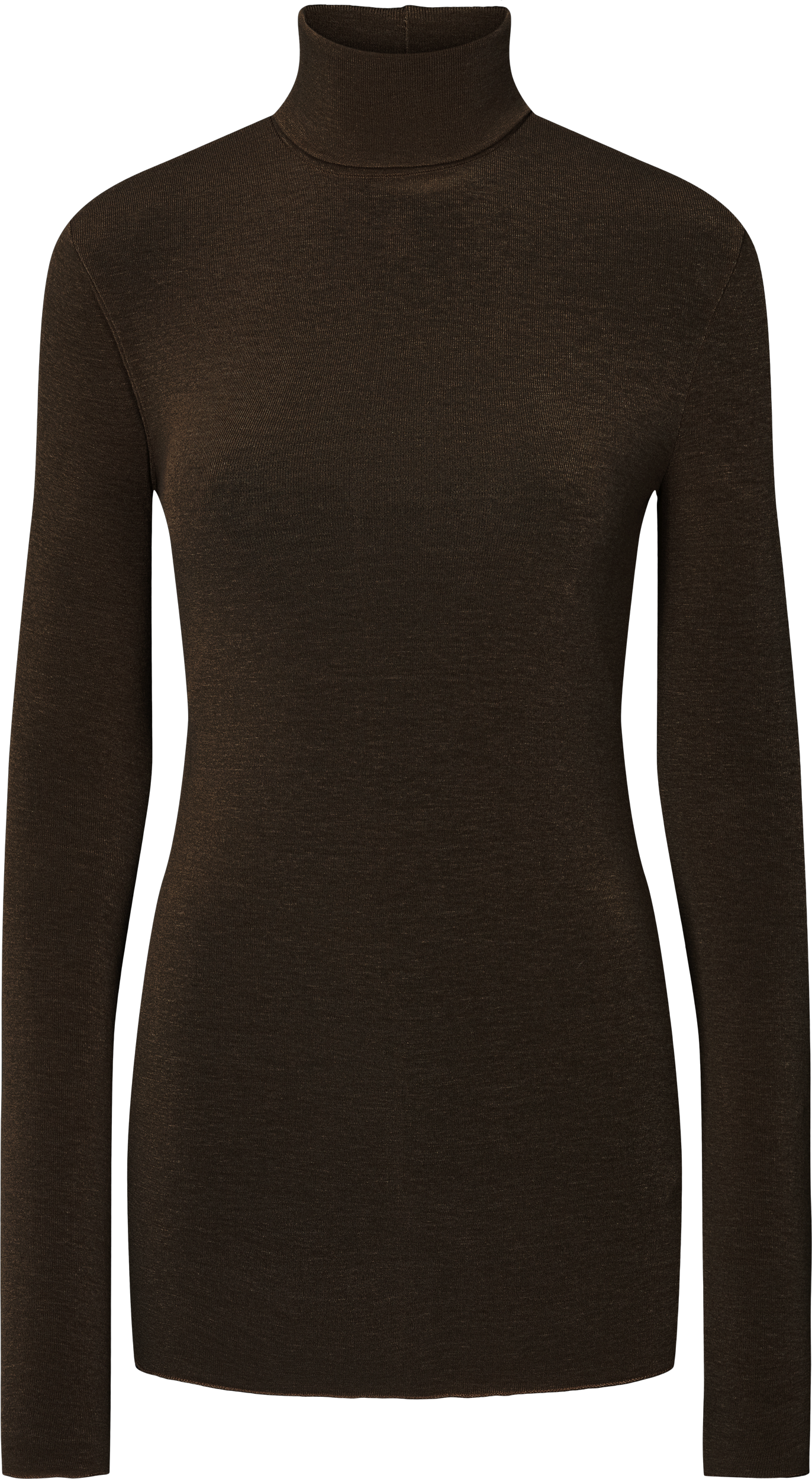GAI+LISVA Anna Wool Turtleneck Tops & T-shirts 681 Mulch