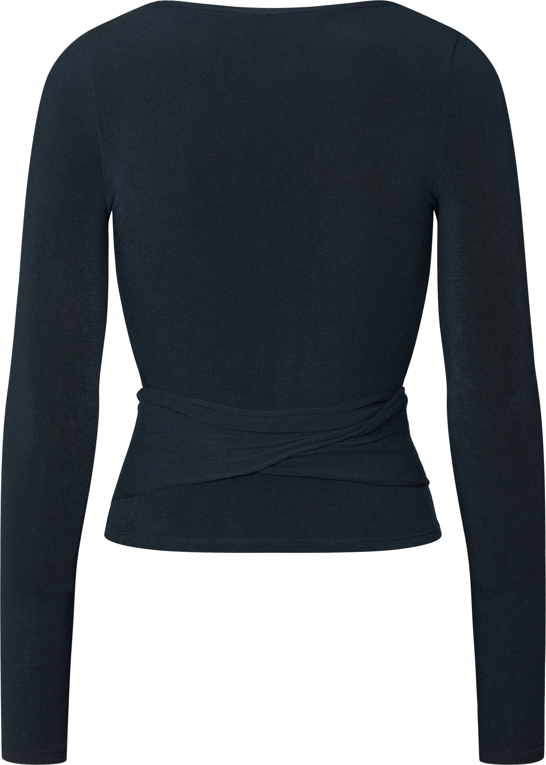 GAI+LISVA Anne Wool Wrap Top Tops & T-shirts 181 Midnight Blue