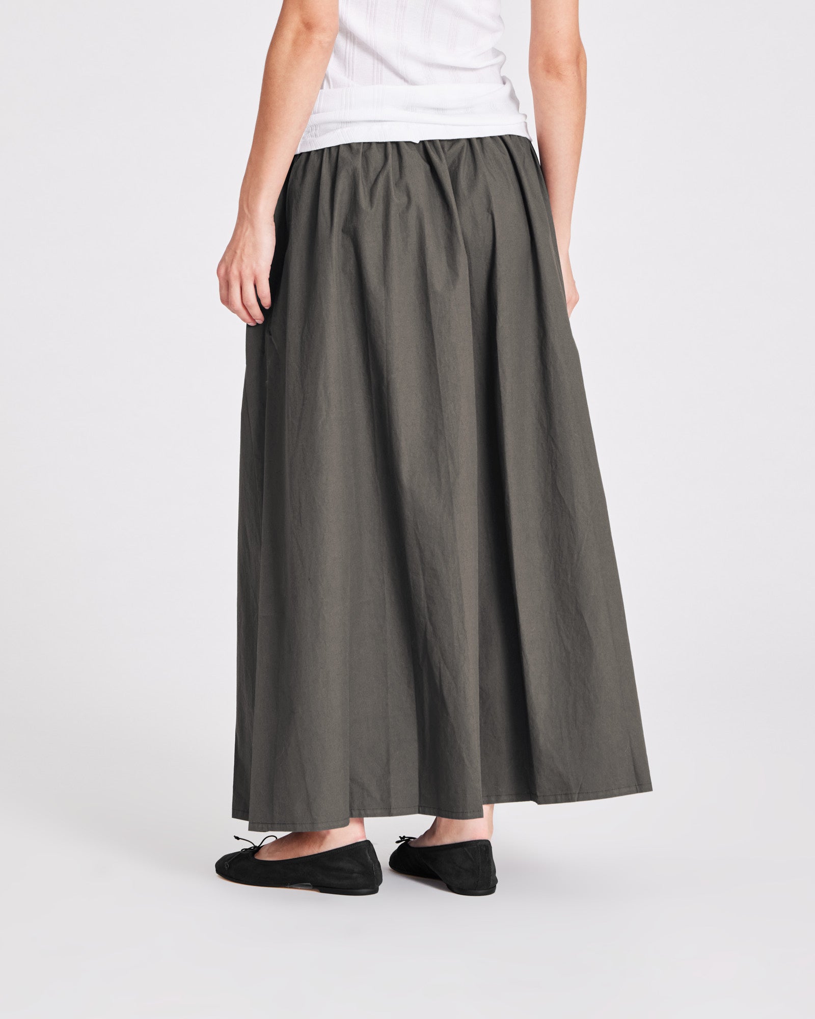 GAI+LISVA Astrid Long Skirt Poplin Dresses & Skirts 191 Beluga