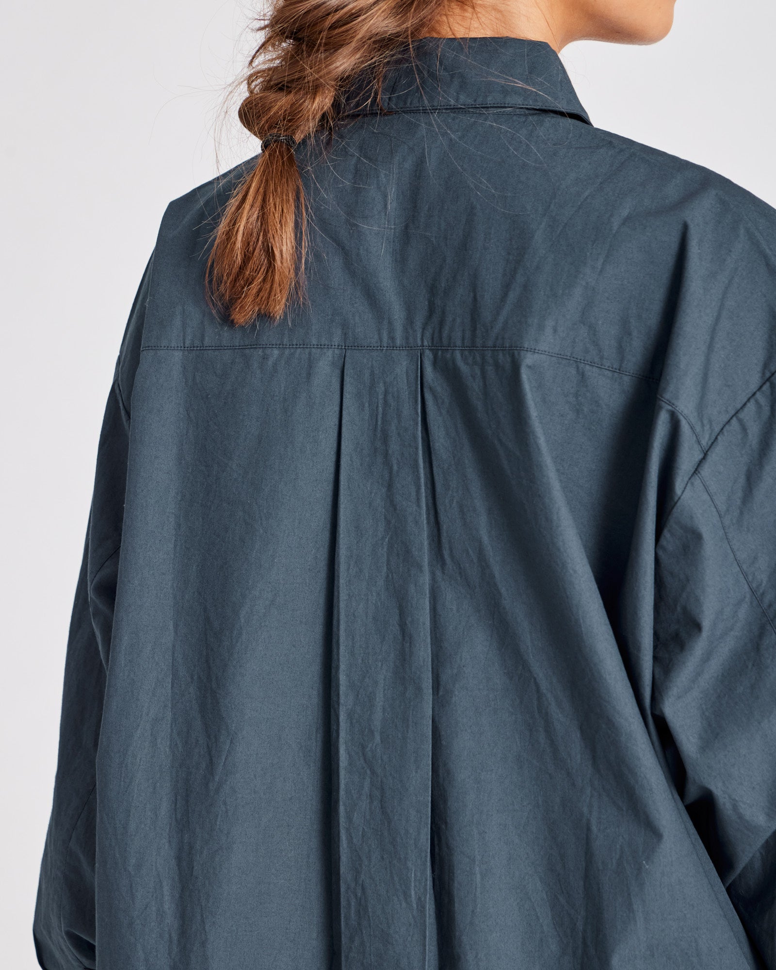 GAI+LISVA Astrid Shirt Poplin Gots 243975 Shirts & Blouses 472 Denim Blue