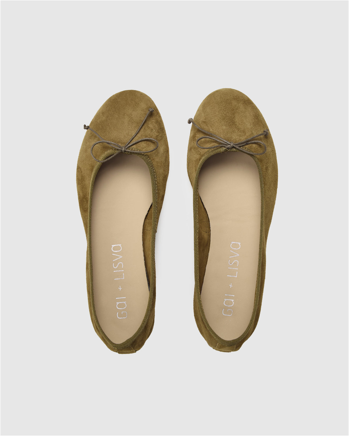 LISVA ACCESSORIES Ballerina Accessories Nubuck Olive