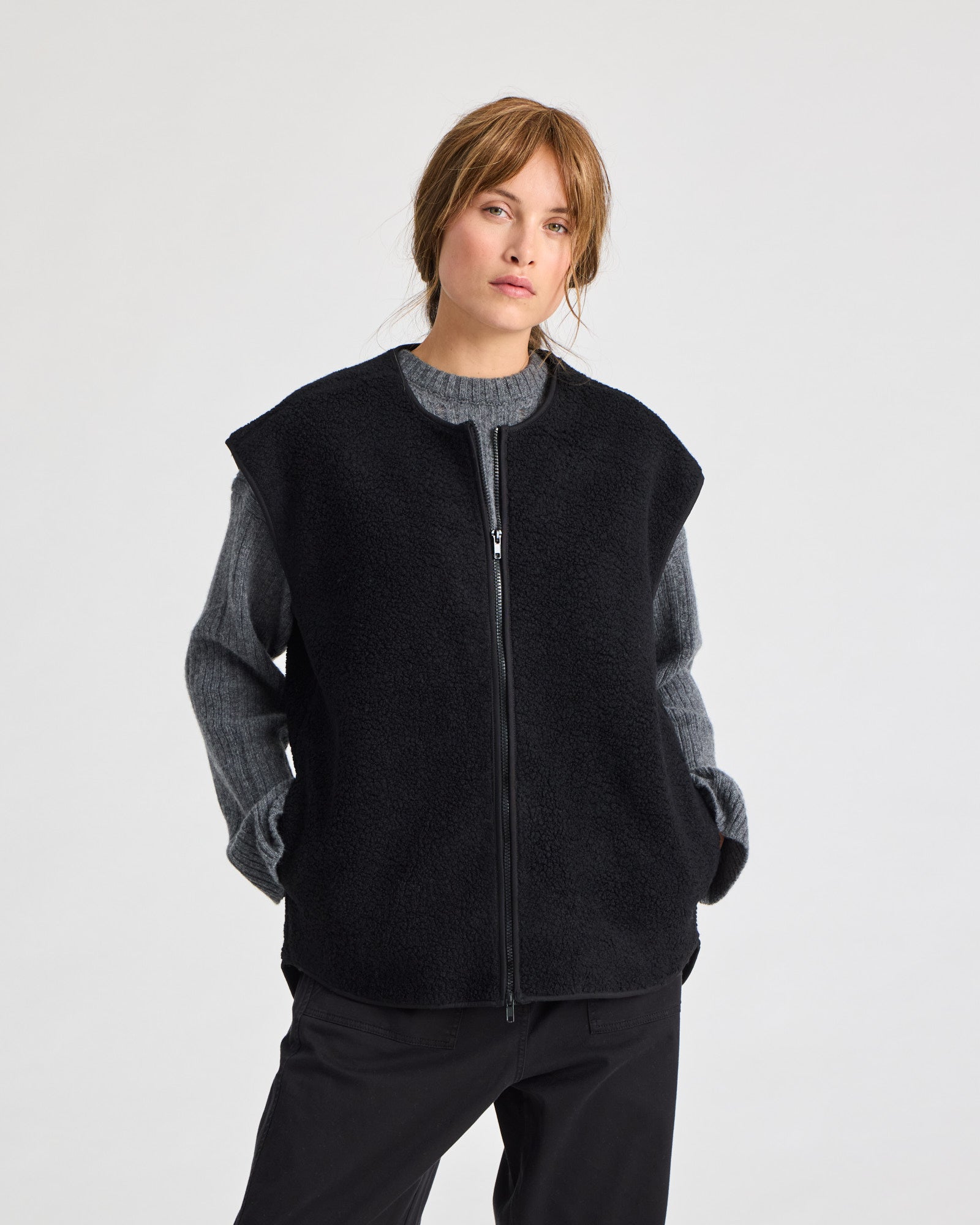 GAI+LISVA Beath Vest Outerwear 650 Black