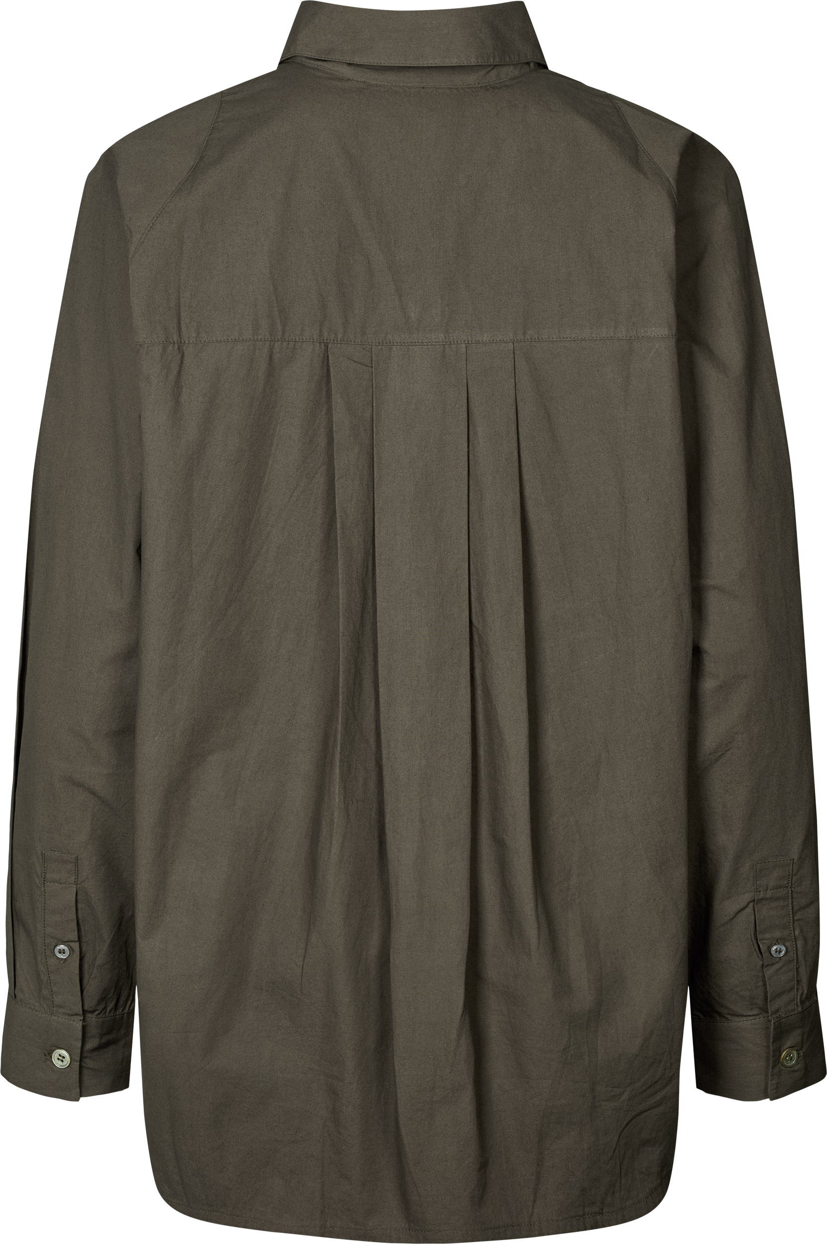 GAI+LISVA Bella Raglan L/S Poplin Long Shirt GOTS 243975 Top 191 Beluga