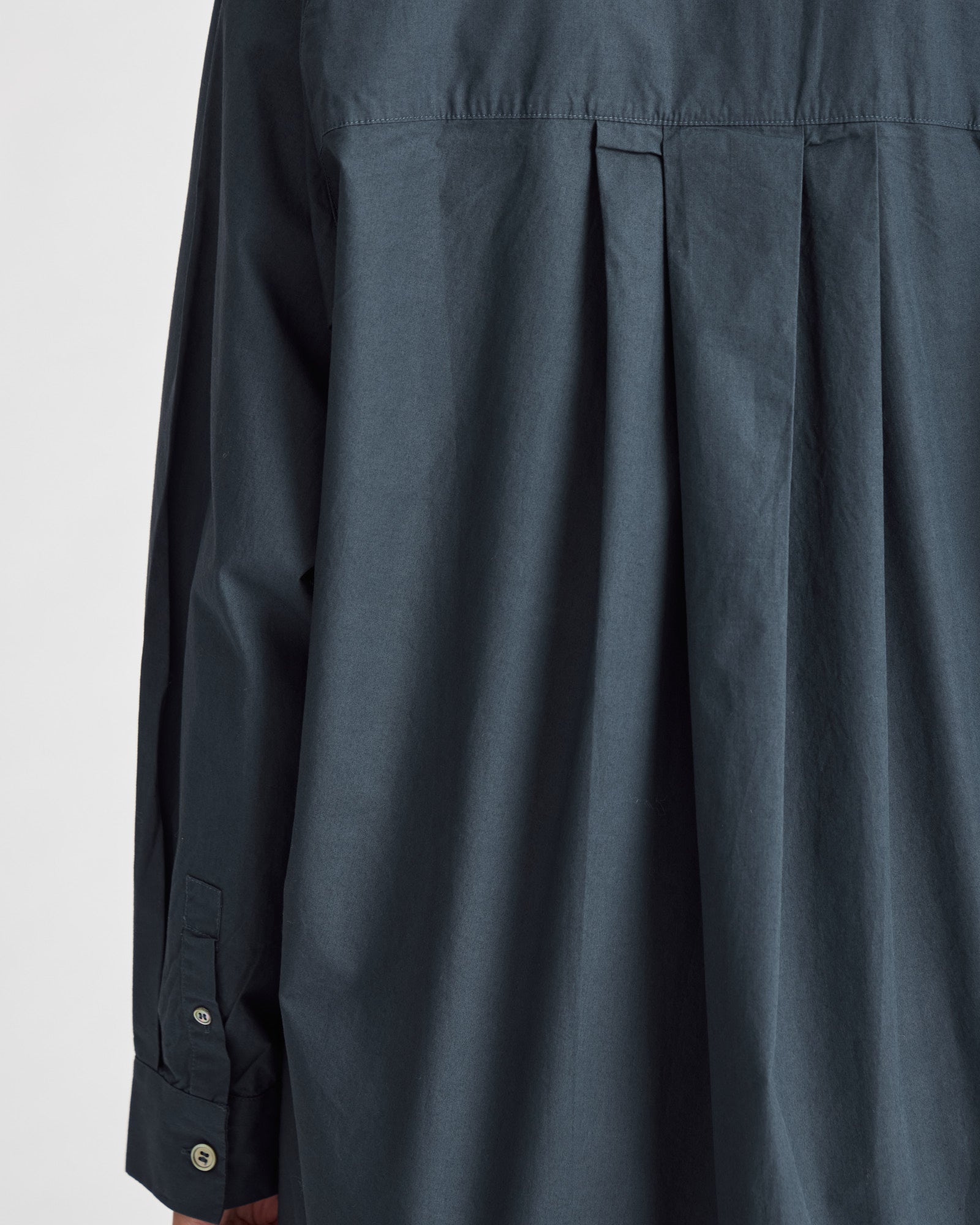 GAI+LISVA Bella Raglan L/S Poplin Long Shirt GOTS 243975 Top 472 Denim Blue