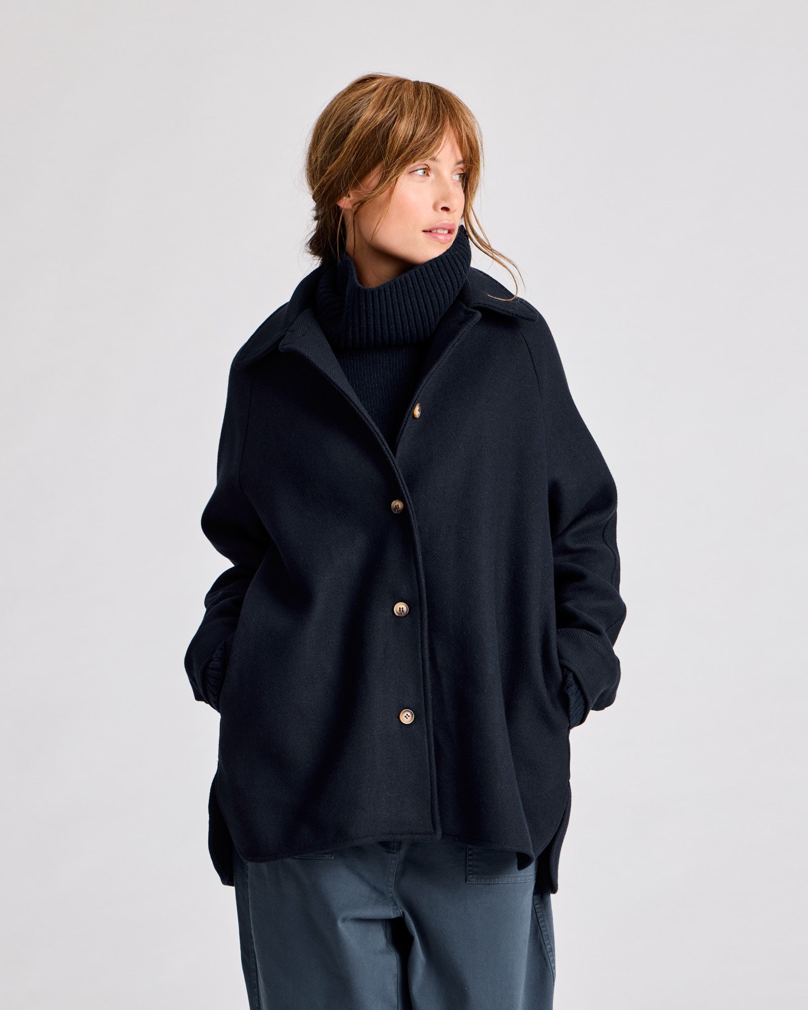 GAI+LISVA Bitten Jacket Outerwear 181 Midnight Blue