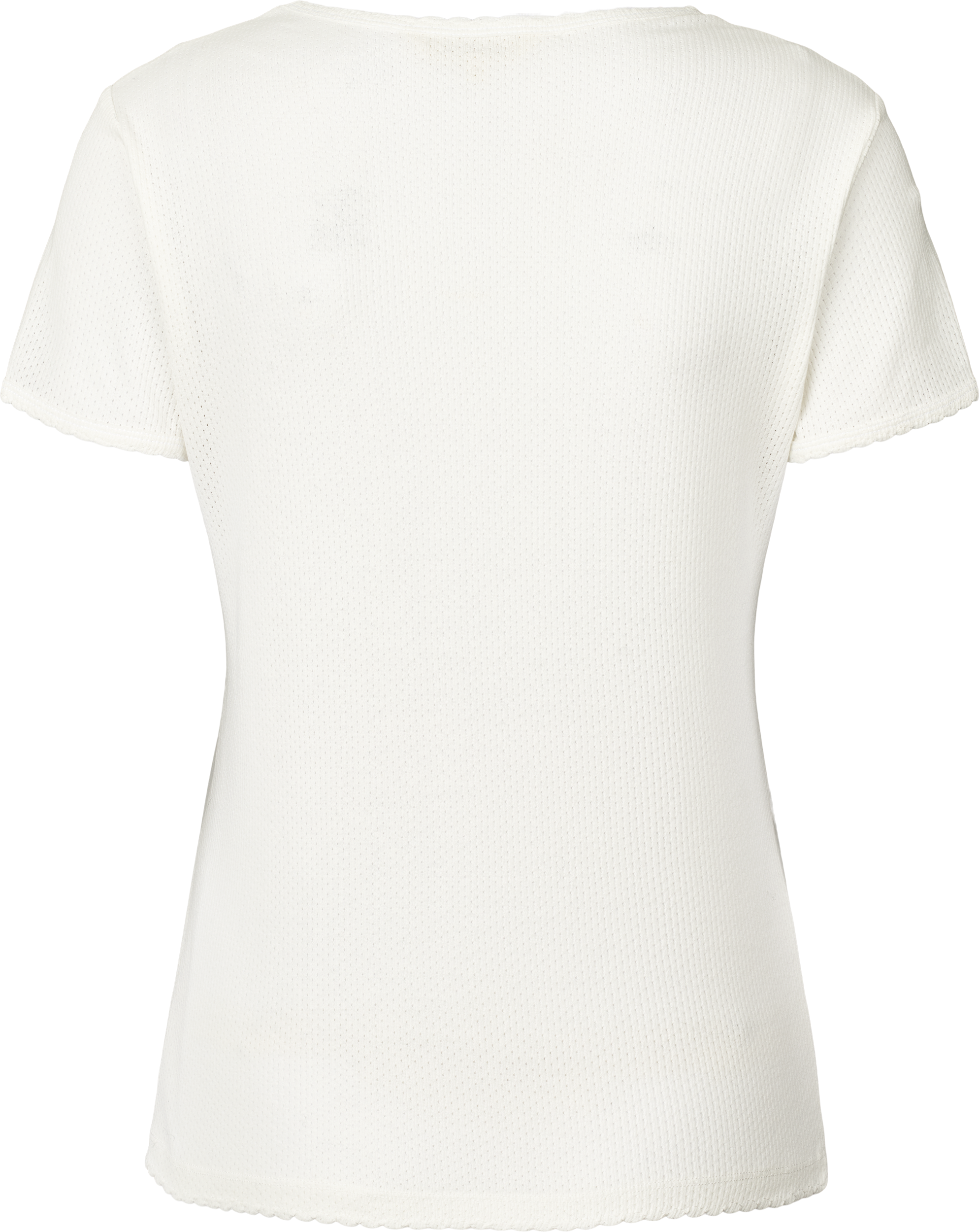GAI+LISVA Chrisstine Short Sleeve Cotton Top Top 100 White