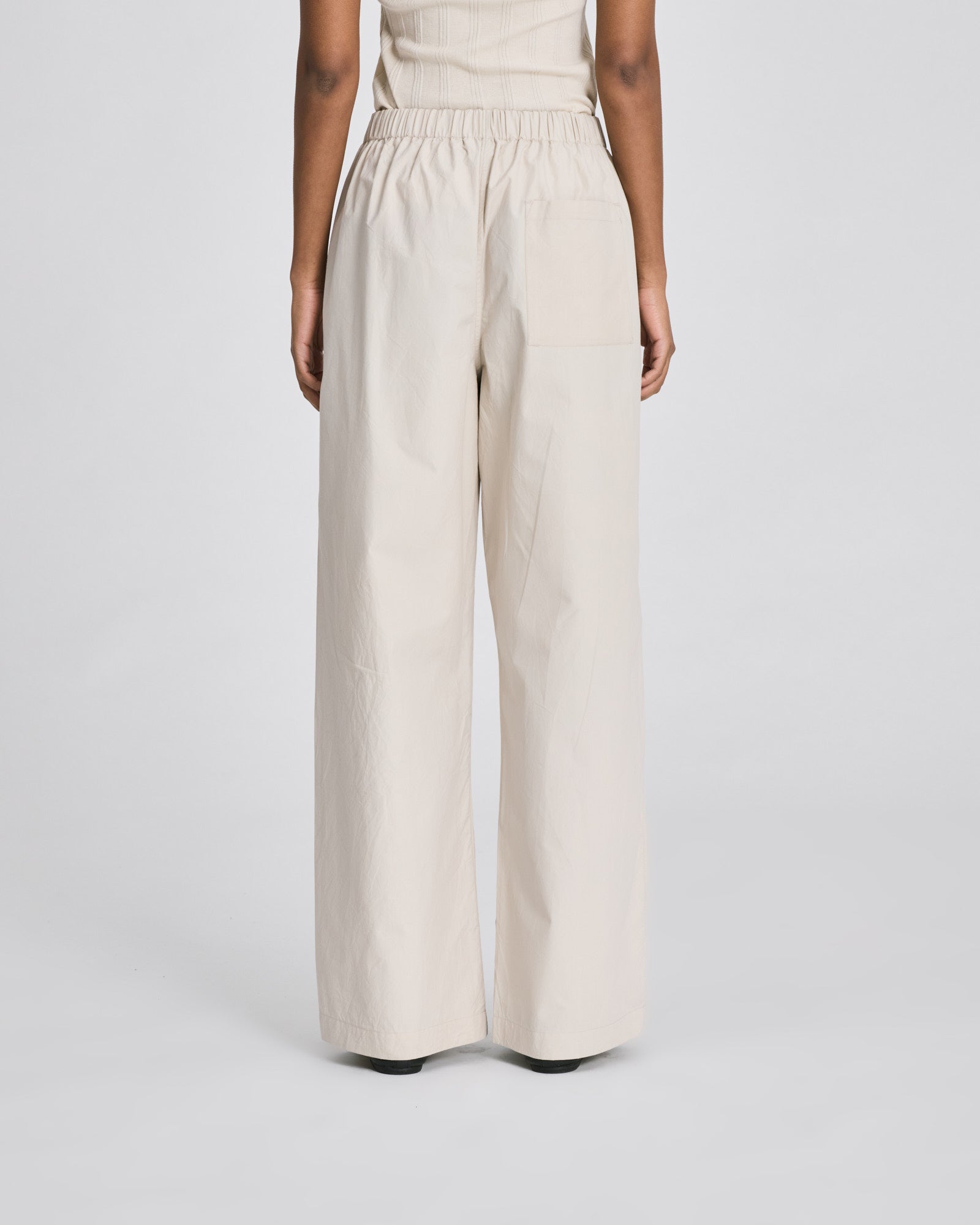 GAI+LISVA Christine Poplin Pants GOTS Trousers & Shorts 139 Ancient Grey