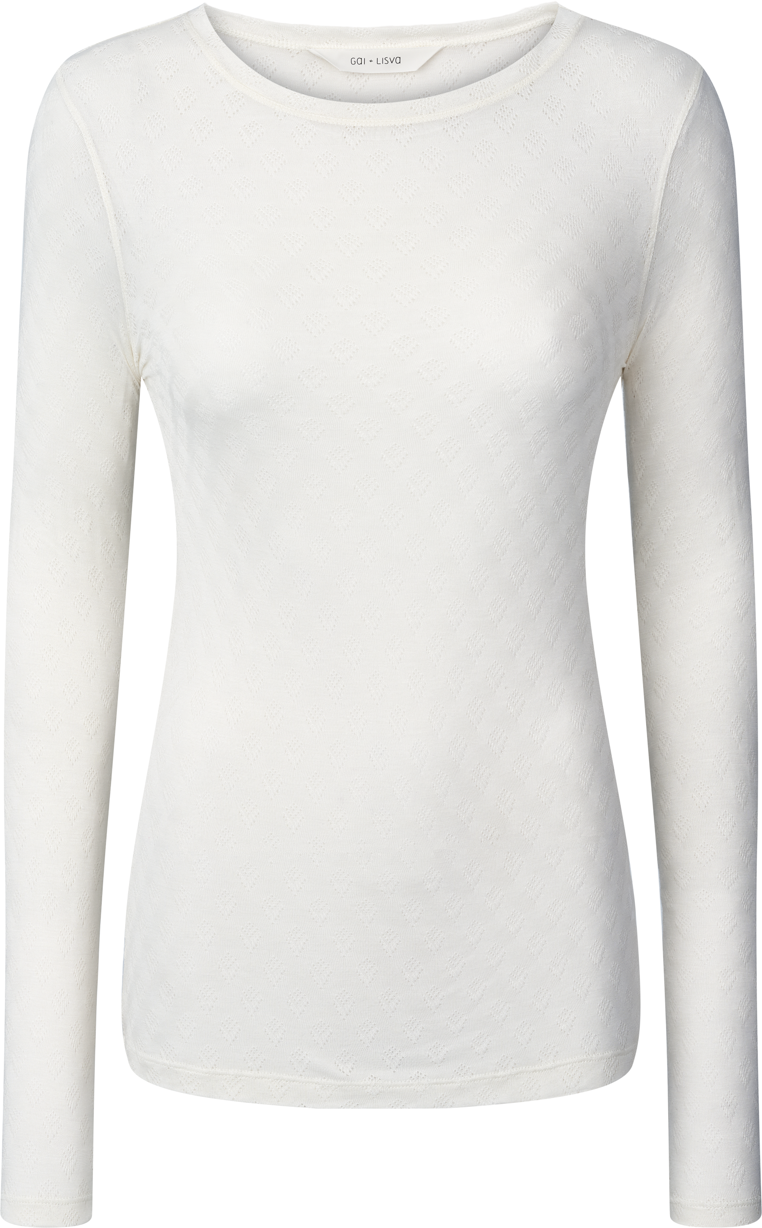 GAI+LISVA Fermi Silk Top Tops & T-shirts 100 White