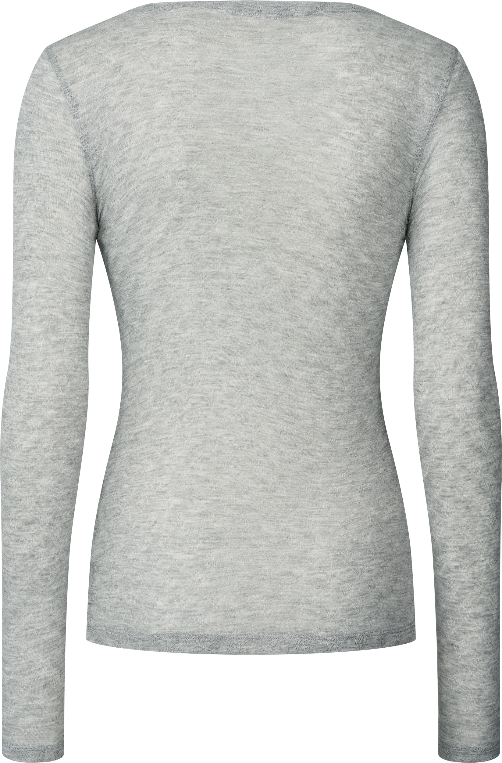 GAI+LISVA Fermi Silk Top Tops & T-shirts 601 Light Grey Melange