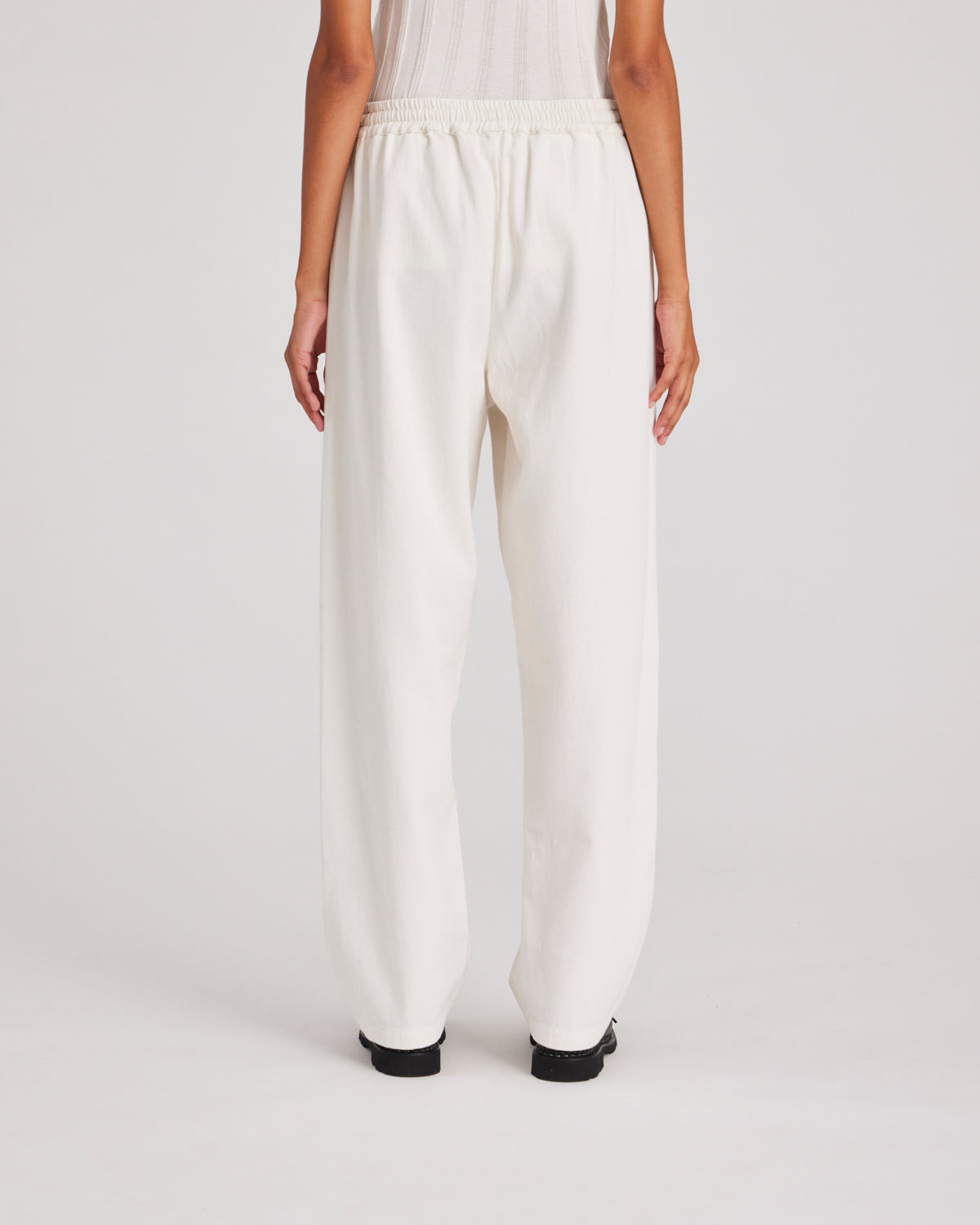 GAI+LISVA Ida Pant Twill GOTS 243975 Pants & Shorts 124 Whisper White