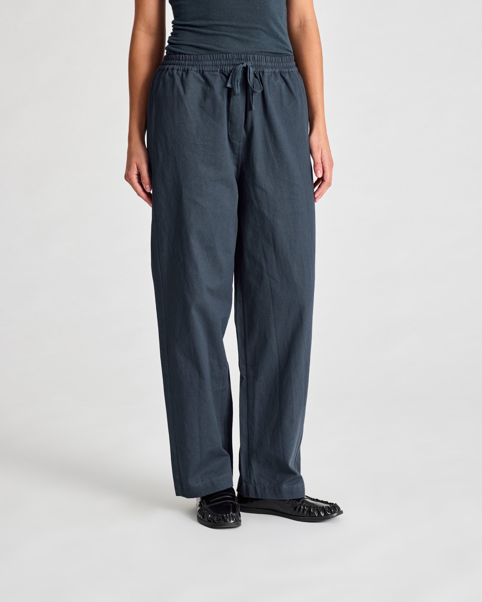 GAI+LISVA Ida Pant Twill GOTS 243975 Pants & Shorts 472 Denim Blue