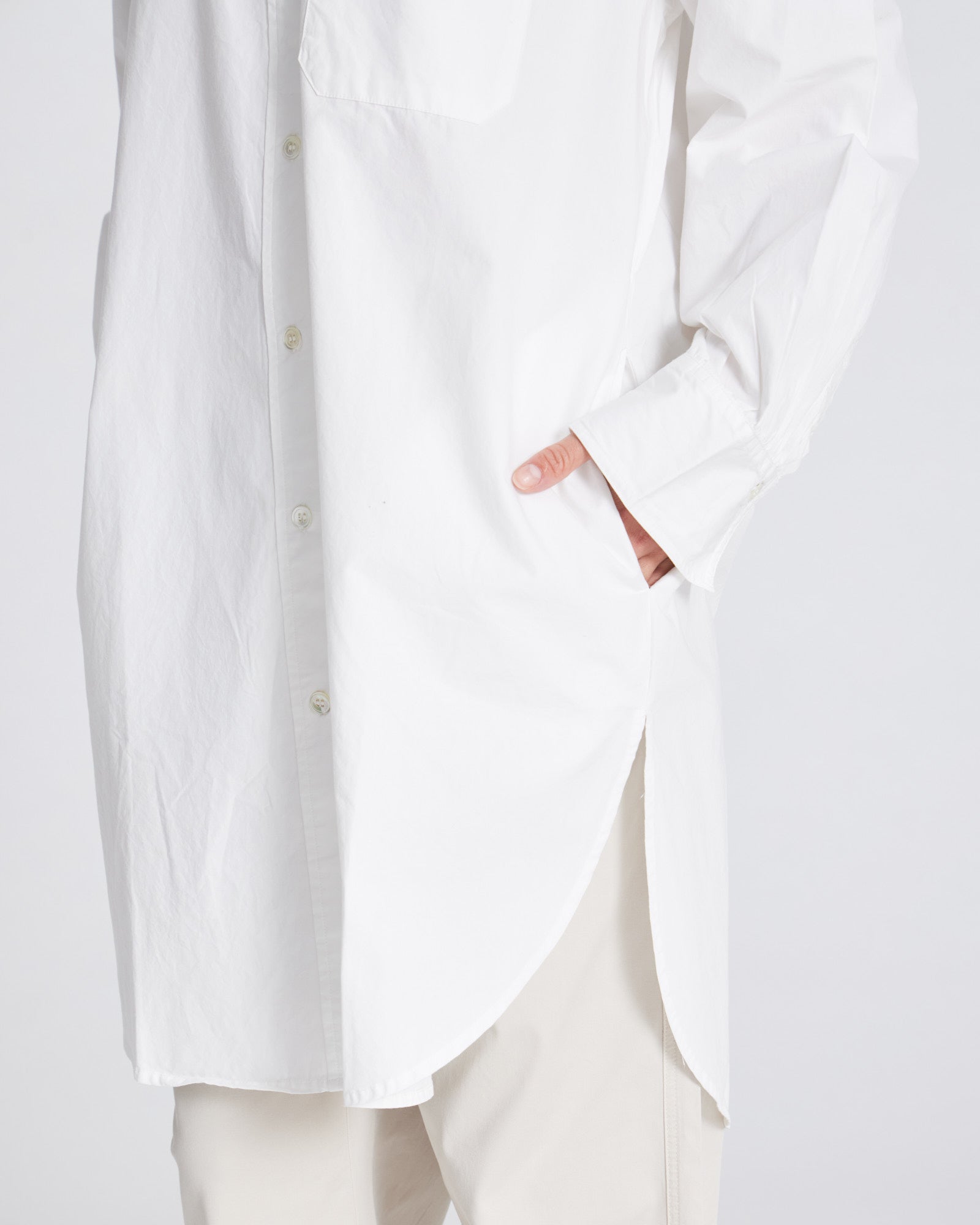 GAI+LISVA Isabel Tunic Poplin Gots 243975 Shirt 100 White