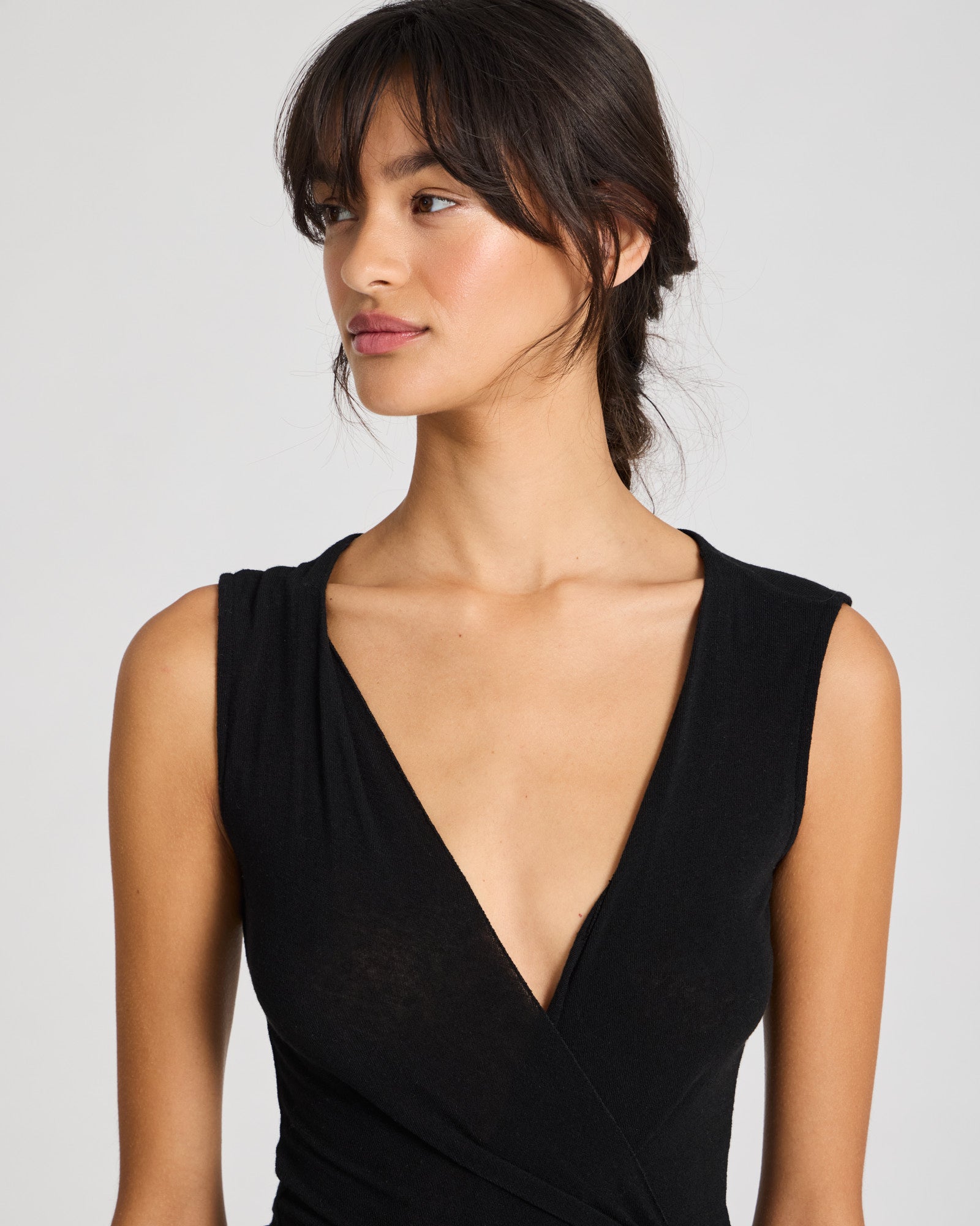 GAI+LISVA Julie Wrap Top Tops & T-shirts 650 Black