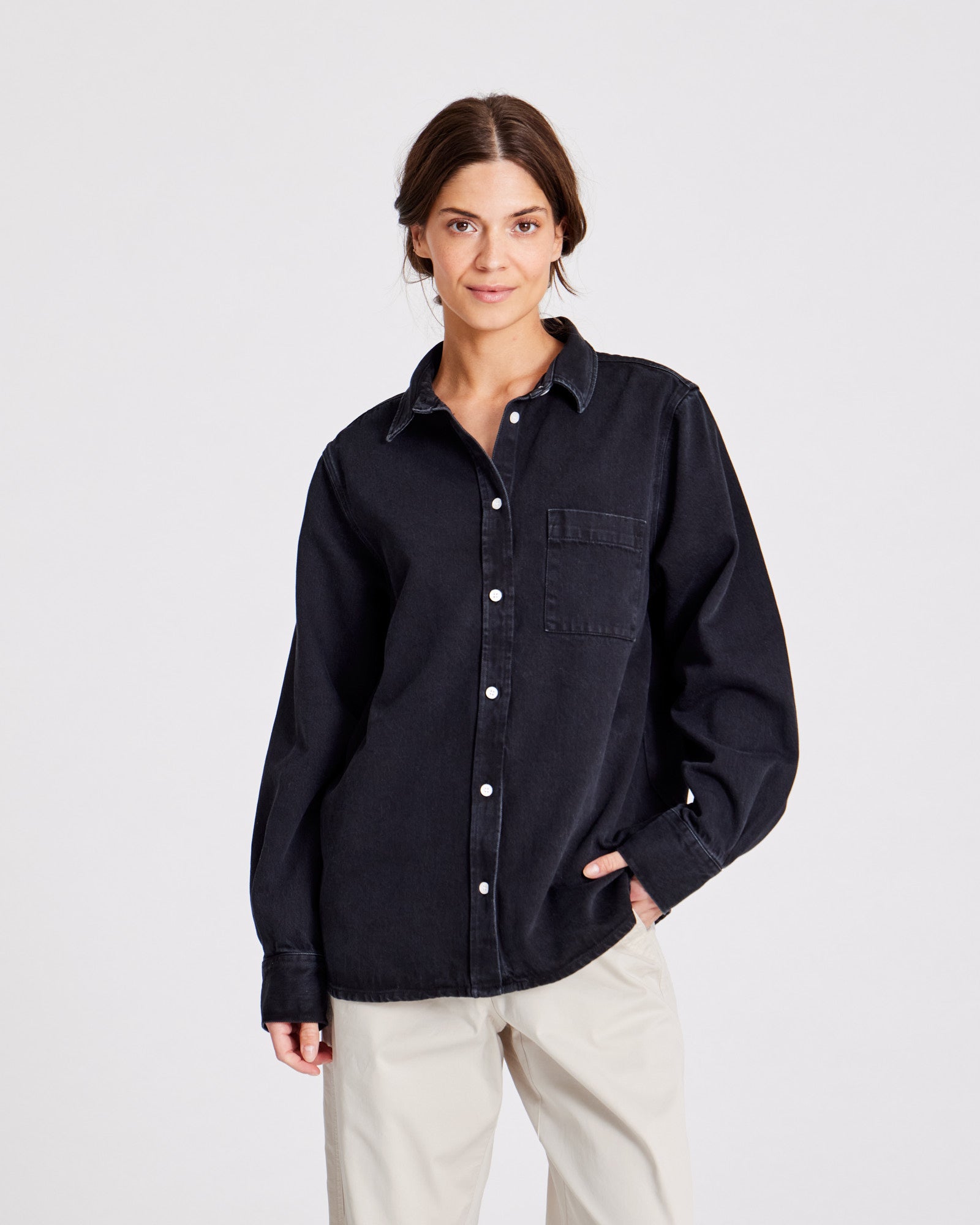 GAI+LISVA Kamilla Shirt Denim Shirts & Blouses 650 Black