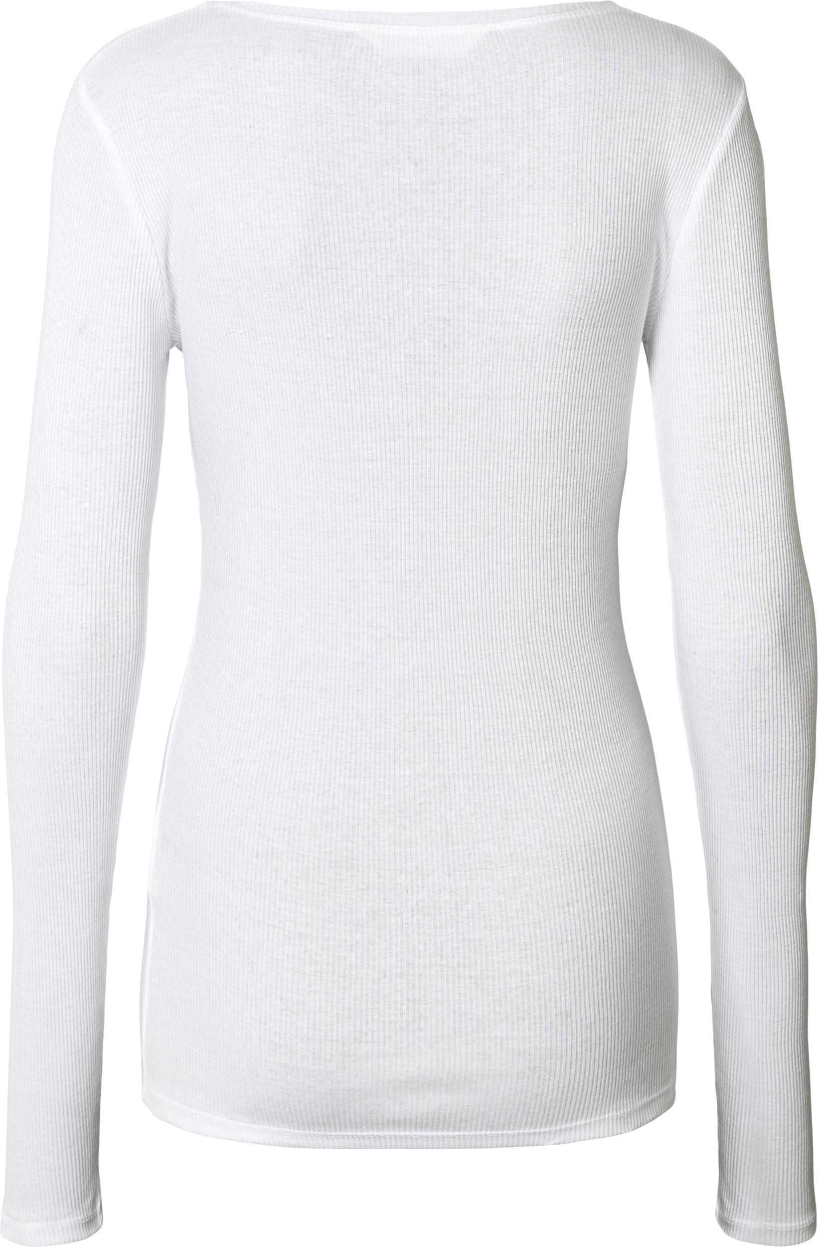 GAI+LISVA Lise Cotton Top 3x2 Rib Knit GOTS Tops & T-shirts 100 White