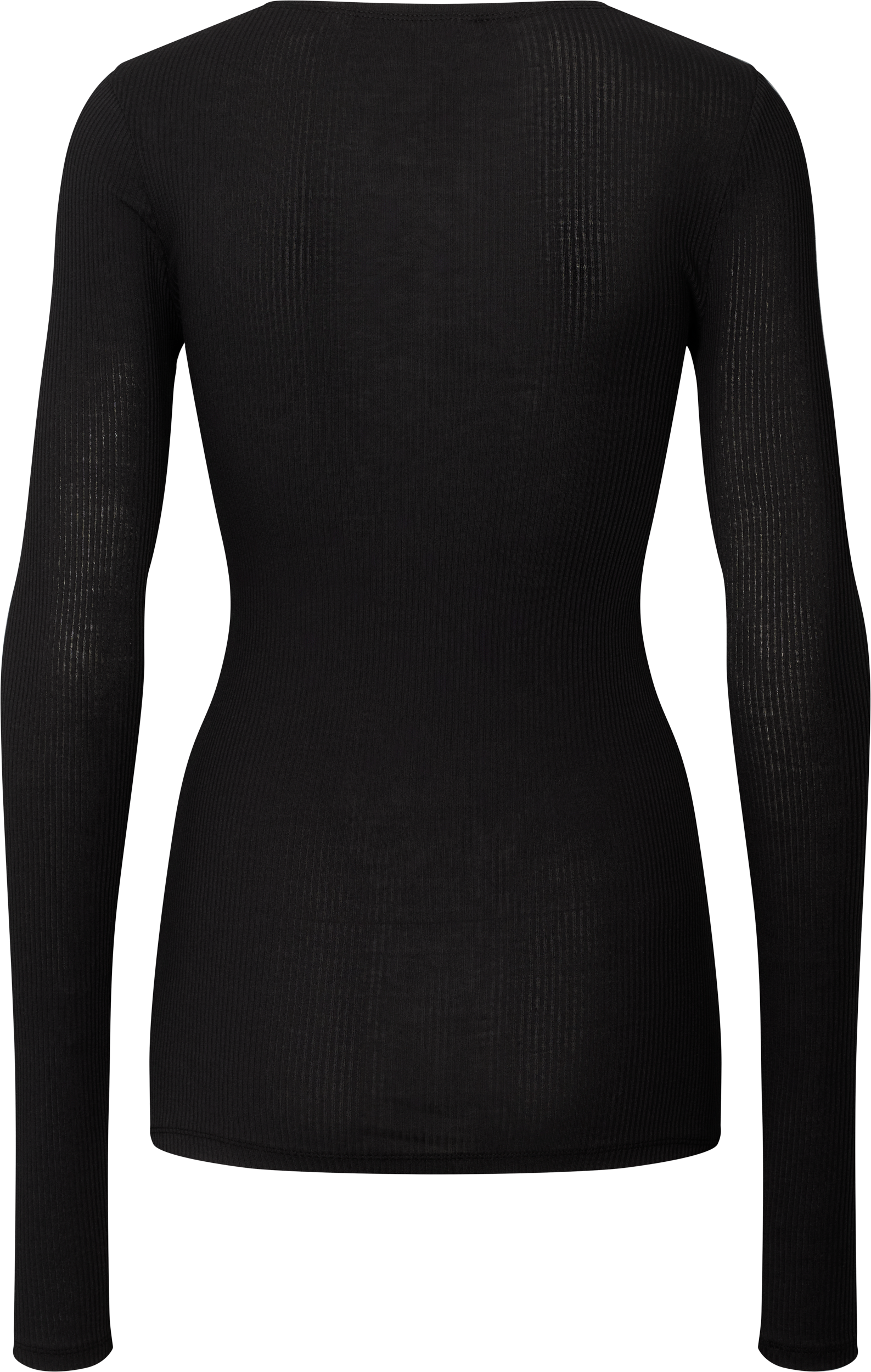 GAI+LISVA Lise Cotton Top 3x2 Rib Knit GOTS Tops & T-shirts 650 Black