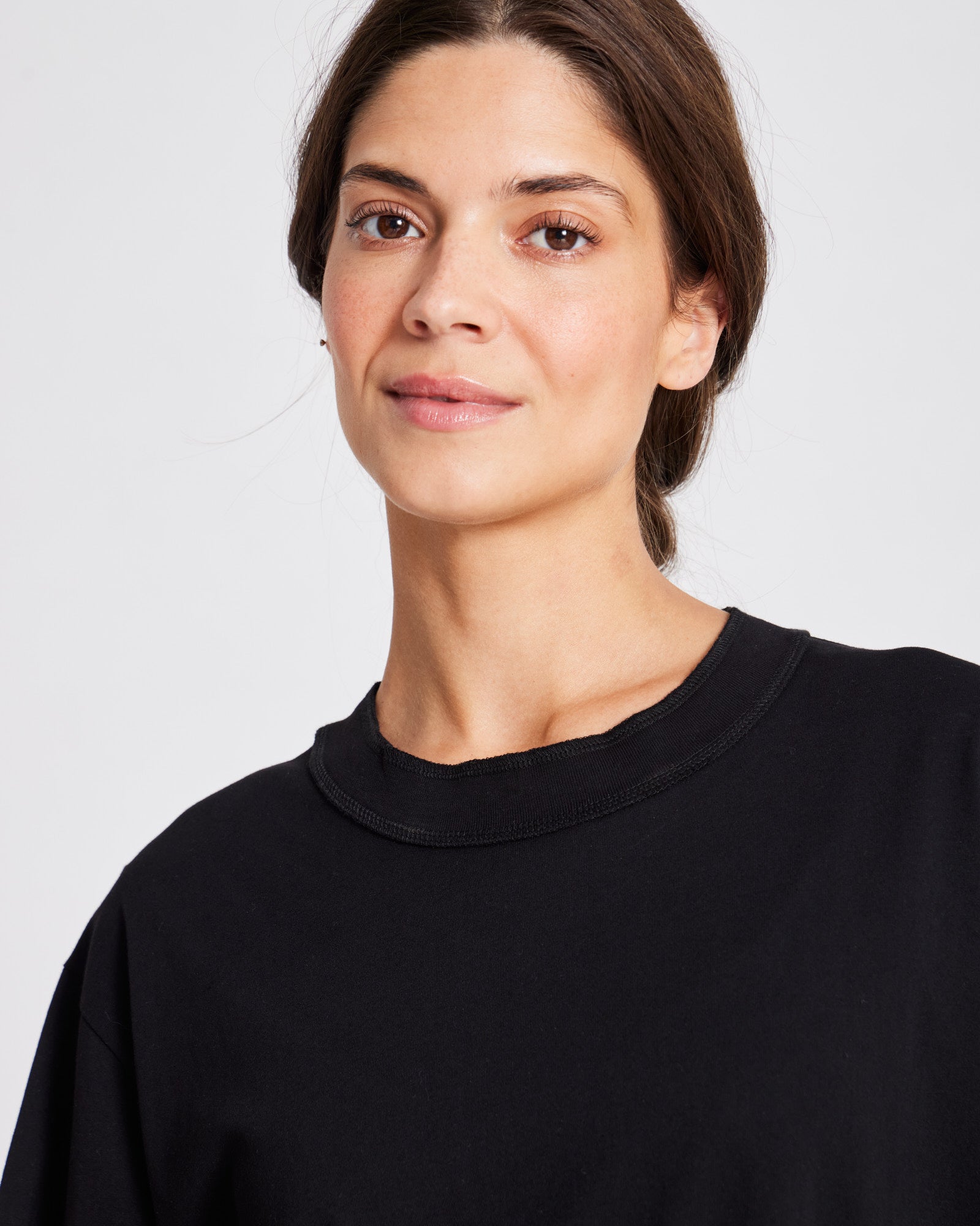 GAI+LISVA Maya Oversize Tee GOTS 243975 Tops & T-shirts 650 Black