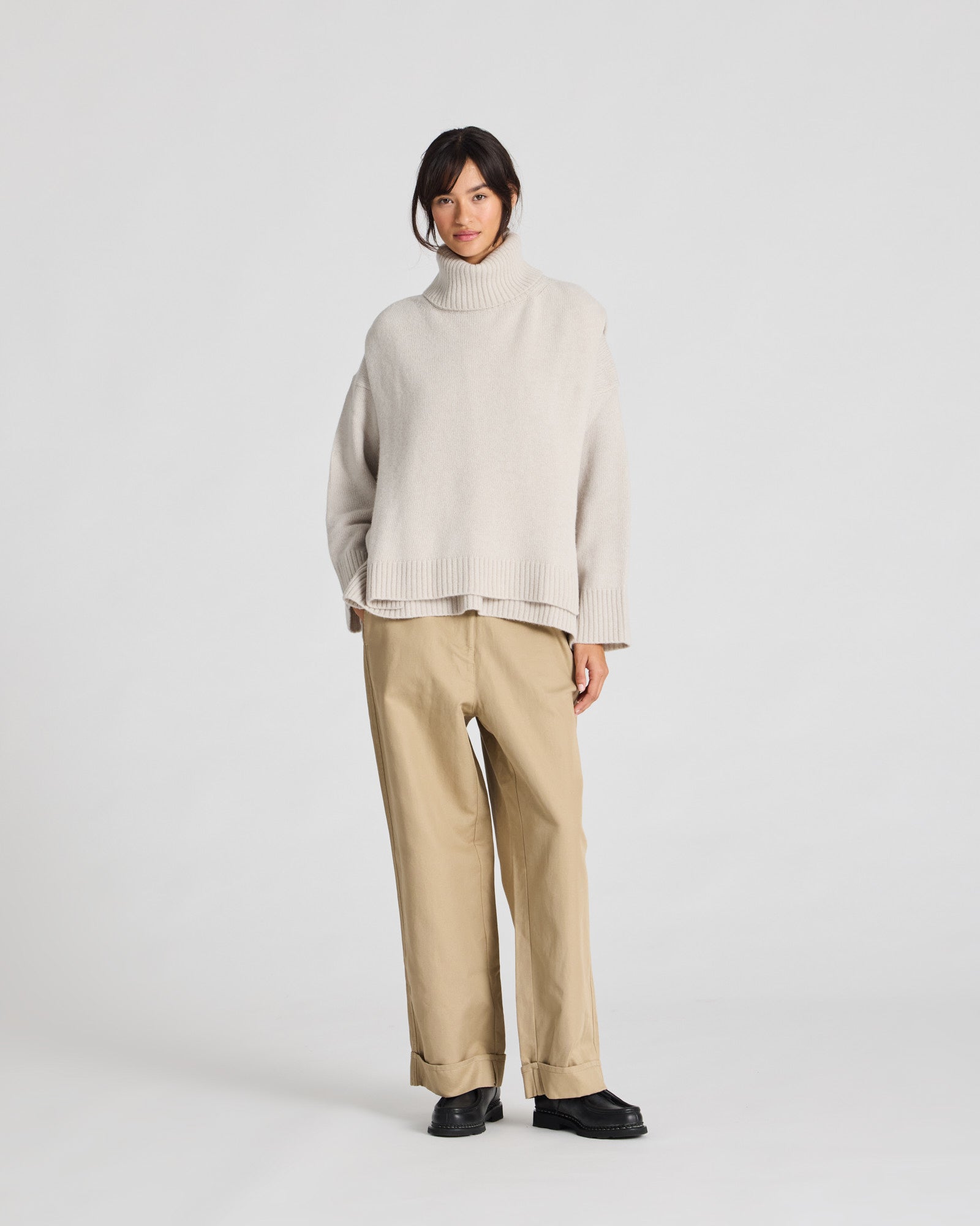 GAI+LISVA Michelle Neck Piece Lambswool l Knitwear 826 Island Fossil