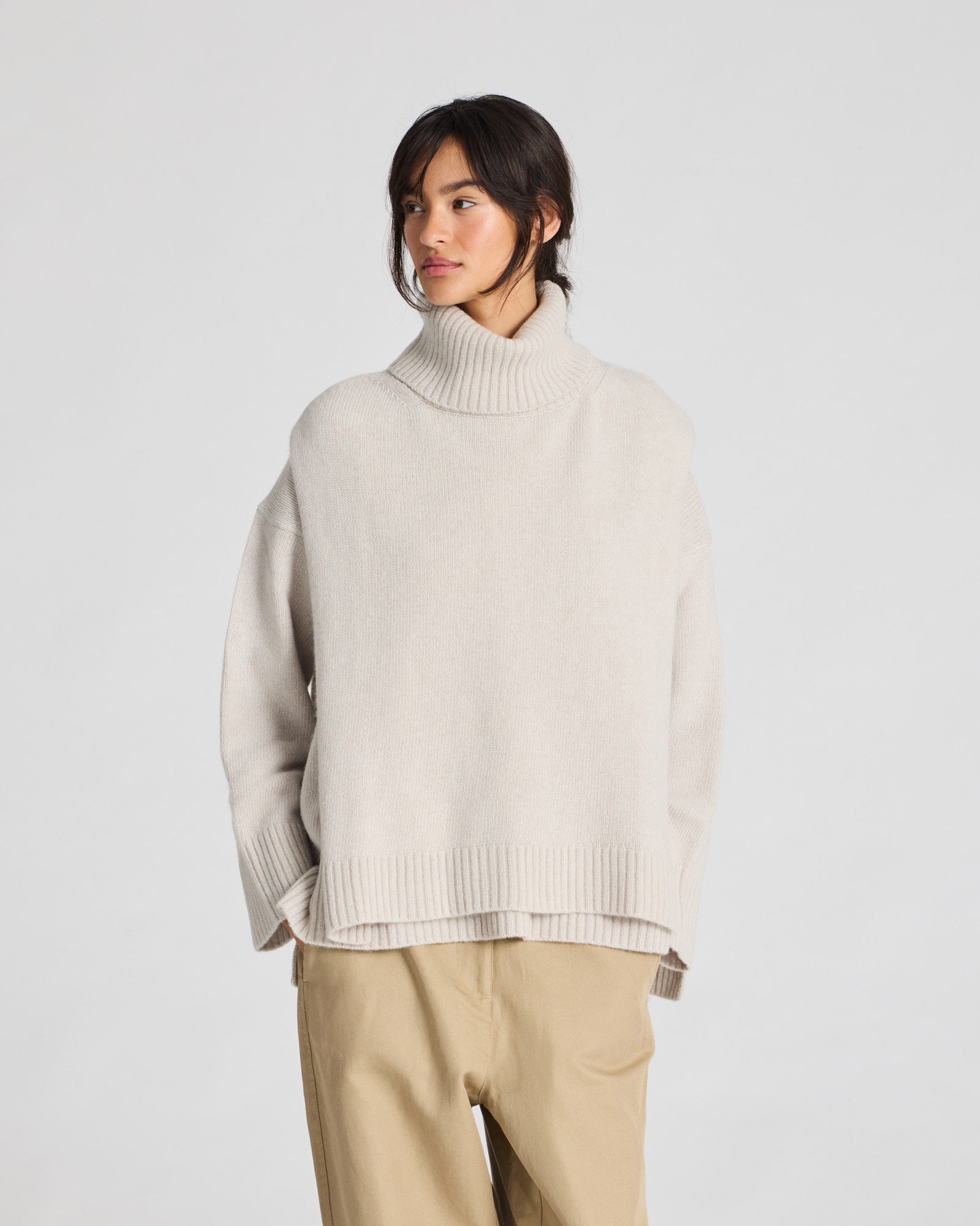 GAI+LISVA Michelle Neck Piece Lambswool l Knitwear 826 Island Fossil