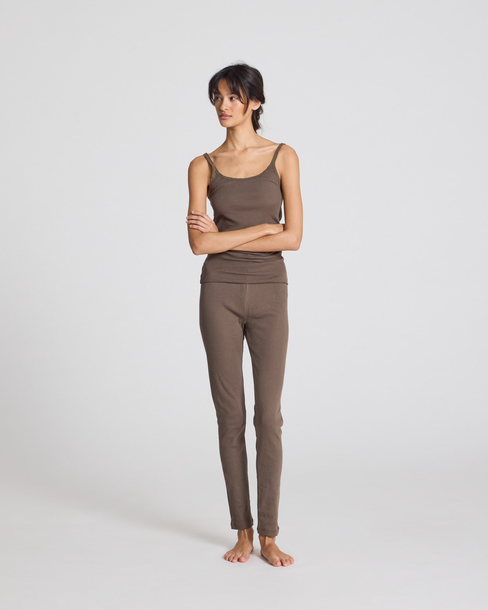 GAI+LISVA Mie Leggings Legging 823 Soil Brown