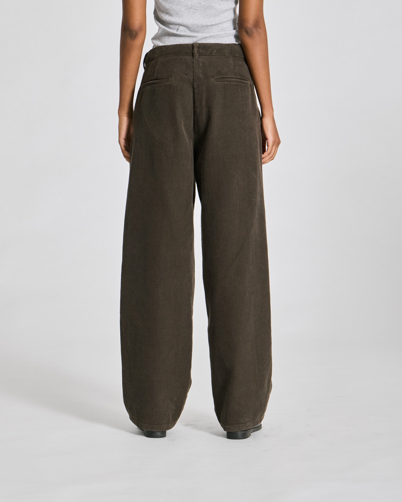 GAI+LISVA Natalie Cotton Corduroy Pants Trousers & Shorts 651 Black Olive