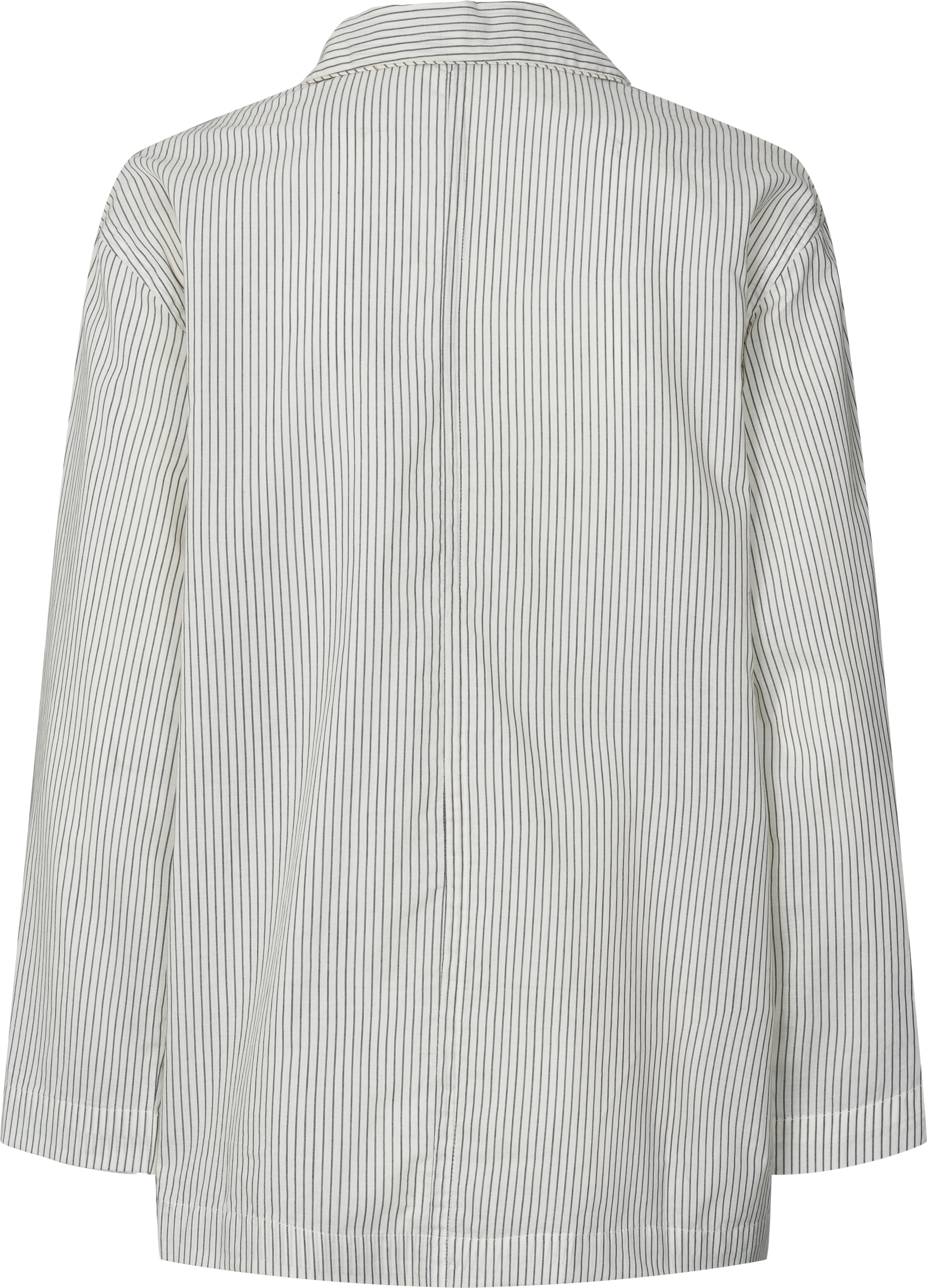 GAI+LISVA Nora Shirt Cotton Striped Shirt 470 Denim Blue Stripe