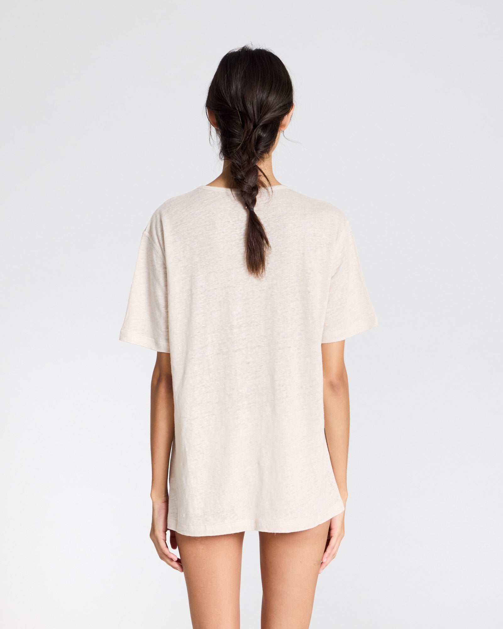 GAI+LISVA Nynne Linen Tee shirt Tops & T-shirts 139 Ancient Grey