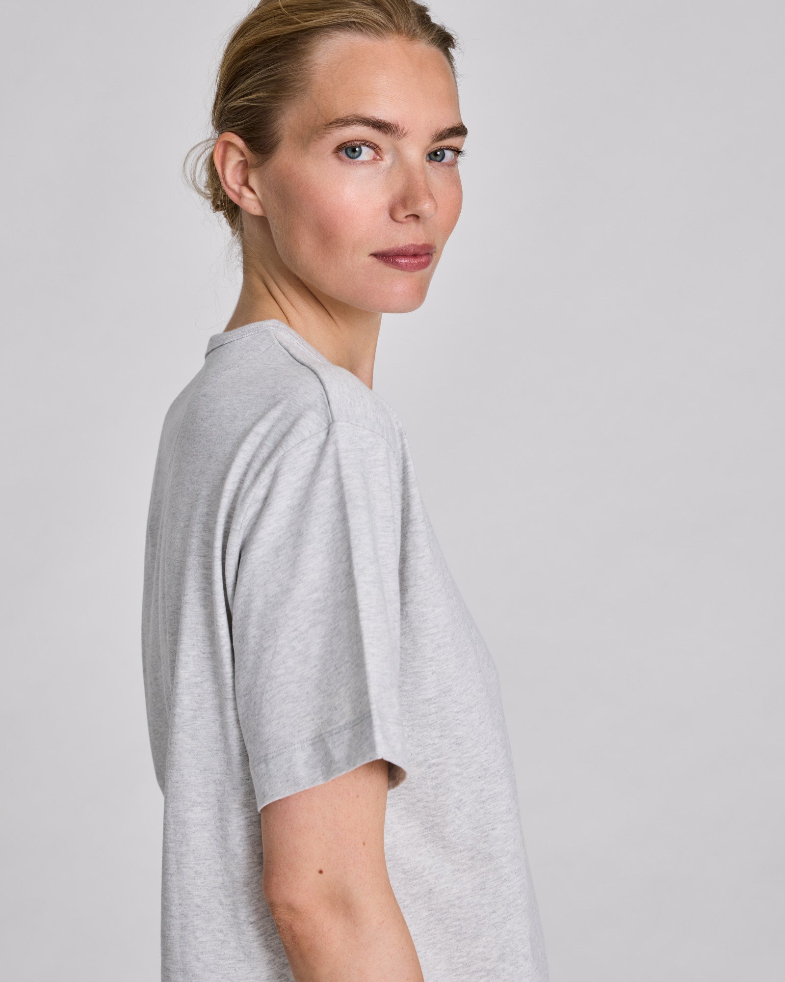 GAI+LISVA Sally Tee Tops & T-shirts 601 Light Grey Melange