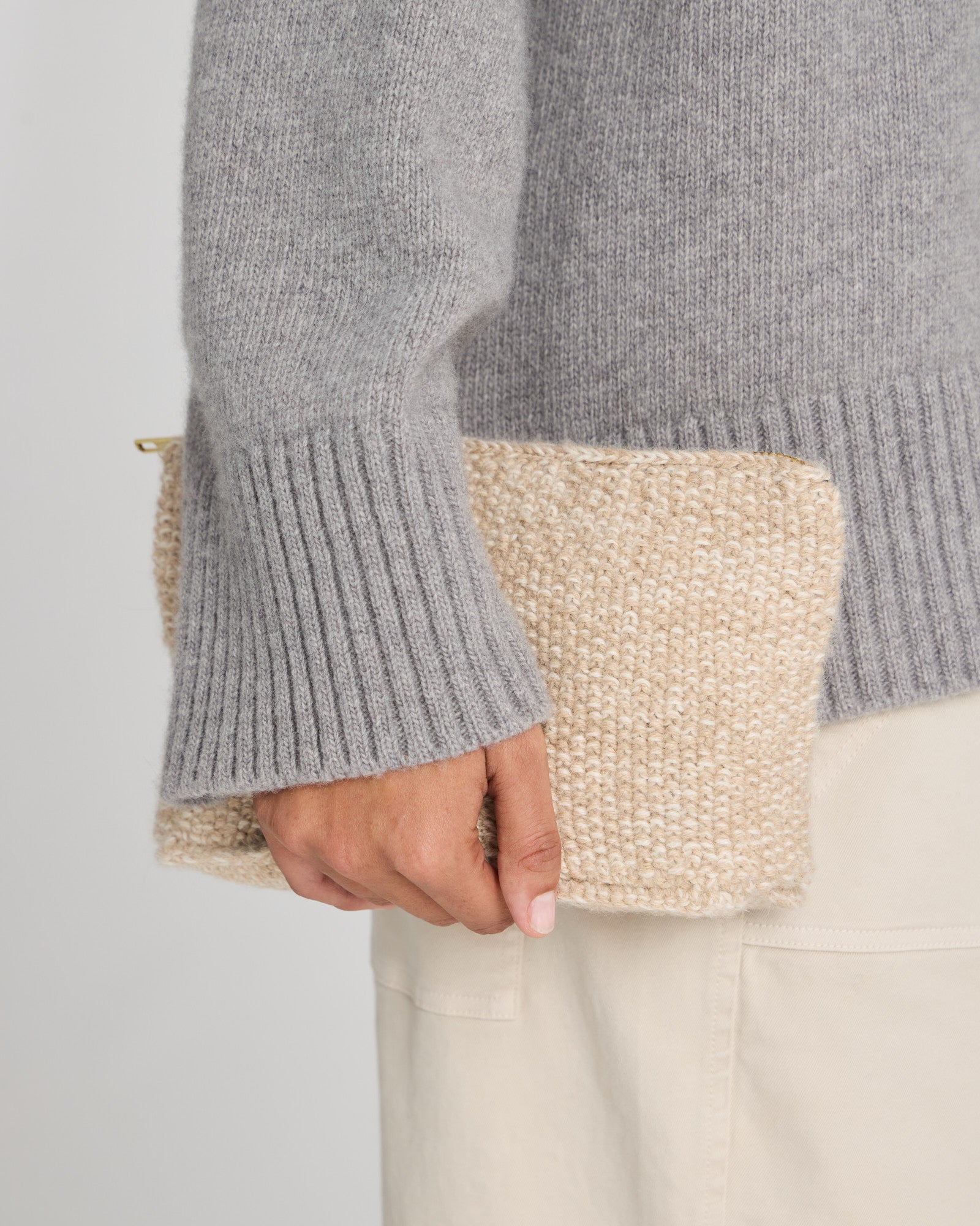 GAI+LISVA Stine Clutch Bag Accessories 685 -1 Dust Powder/Ecru