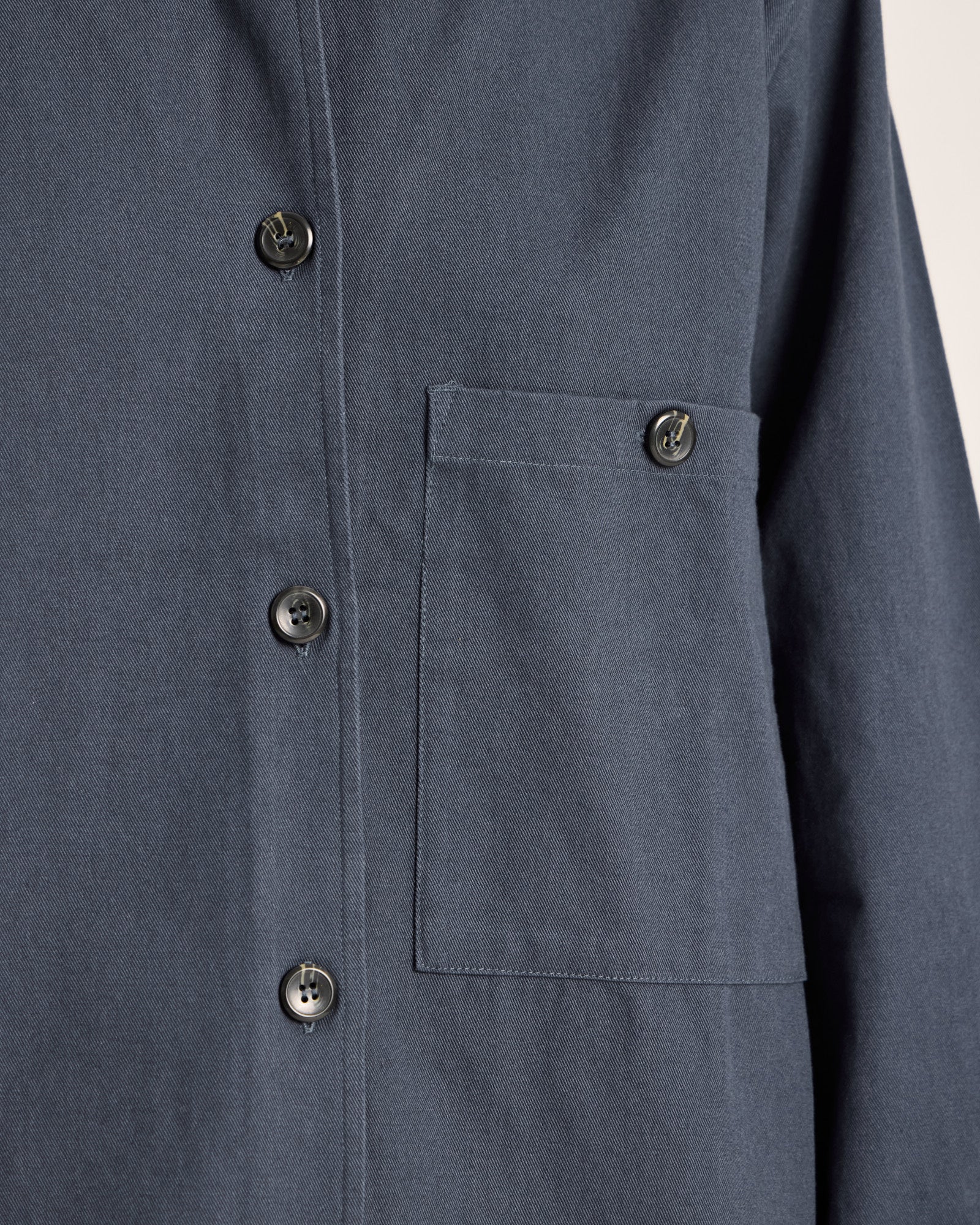 GAI+LISVA Sussie Twill Shirt GOTS 243975 Shirts & Blouses 472 Denim Blue