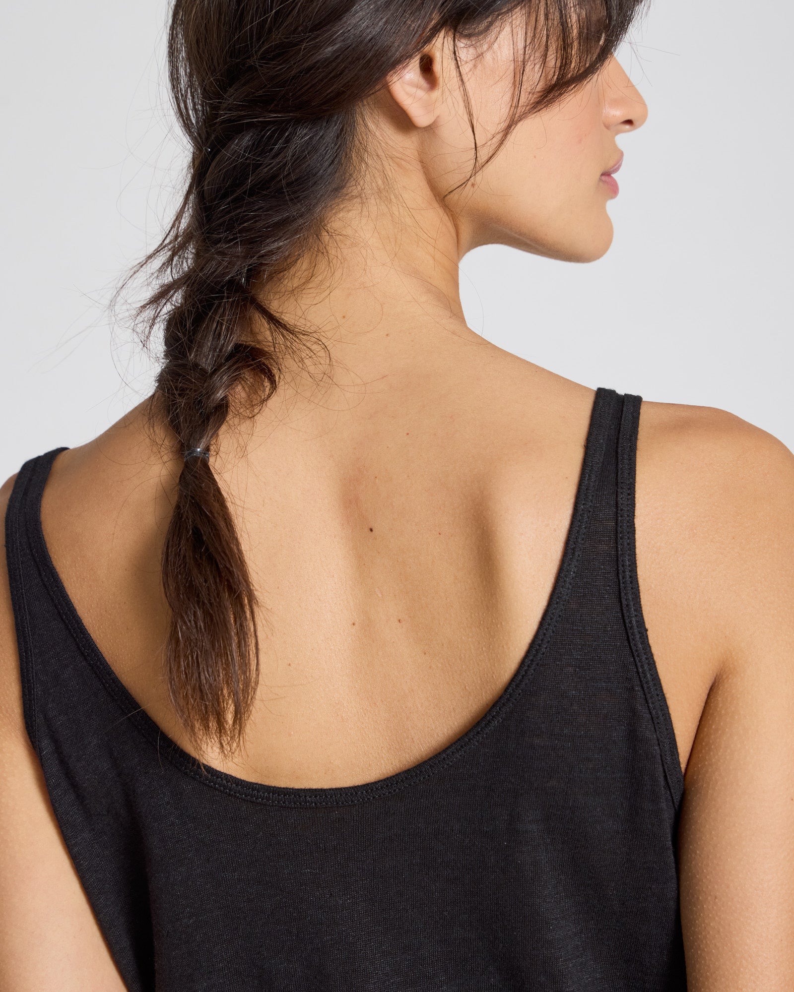 GAI+LISVA Synne Linen Top Tops & T-shirts 650 Black