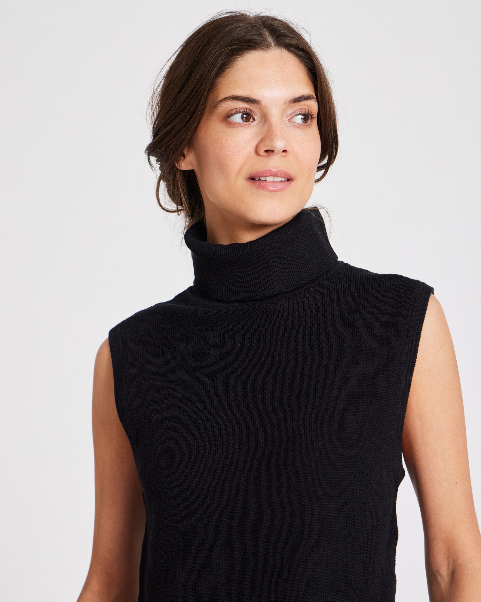 GAI+LISVA Tanja Knit Top GOTS 243975 Knit 650 Black