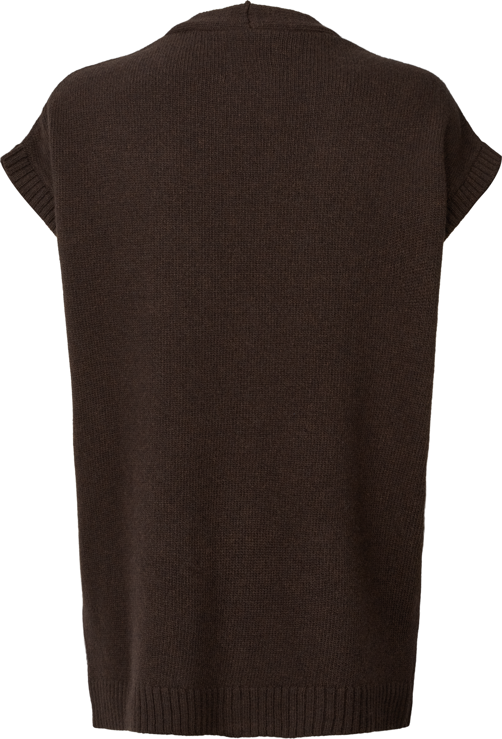 GAI+LISVA Thea Lambswool Vest GOTS 243975 Knit 681 Mulch