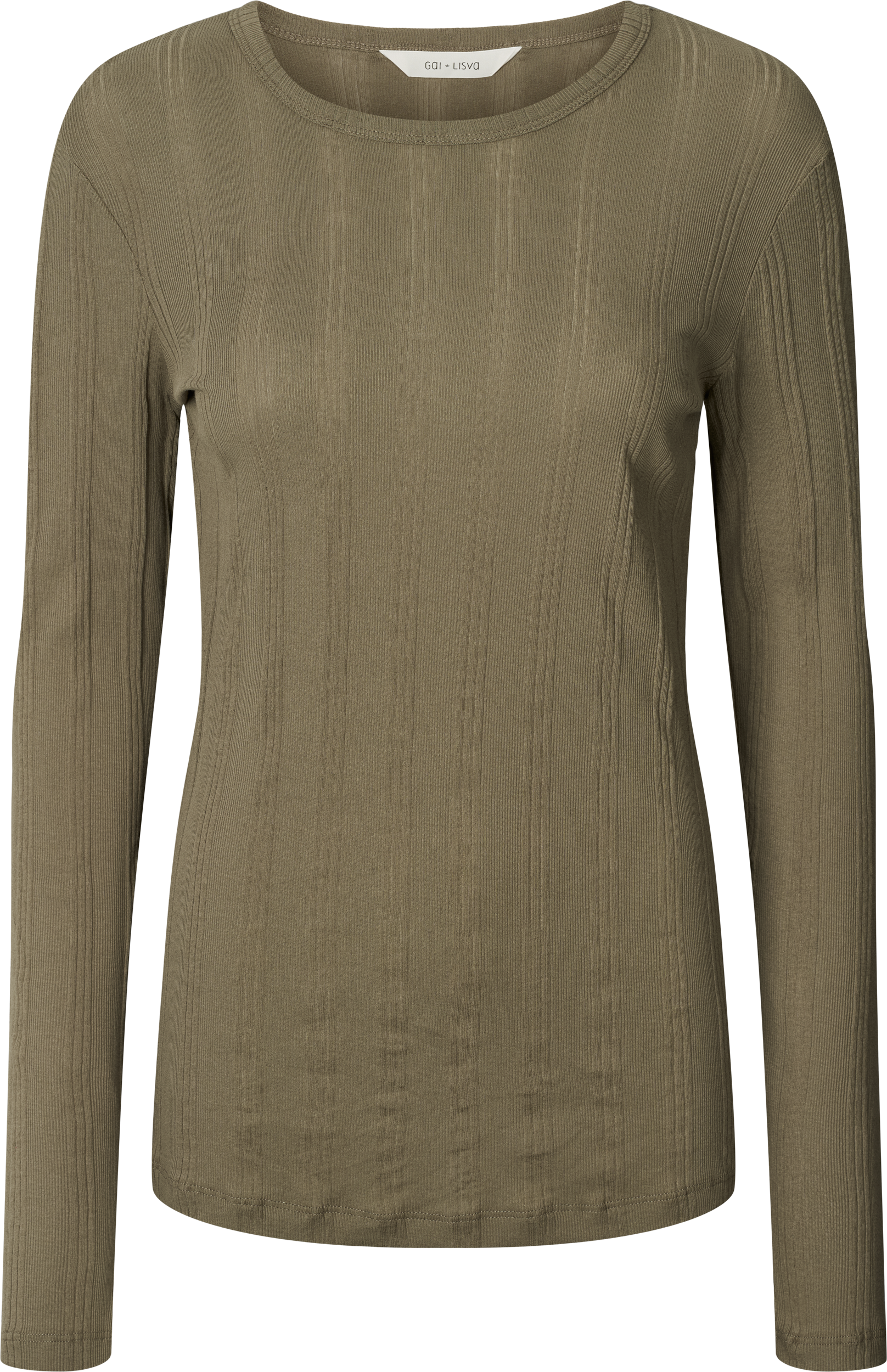 GAI+LISVA Thyra L/S Cotton Top Tops & T-shirts 600 Bungee Cord