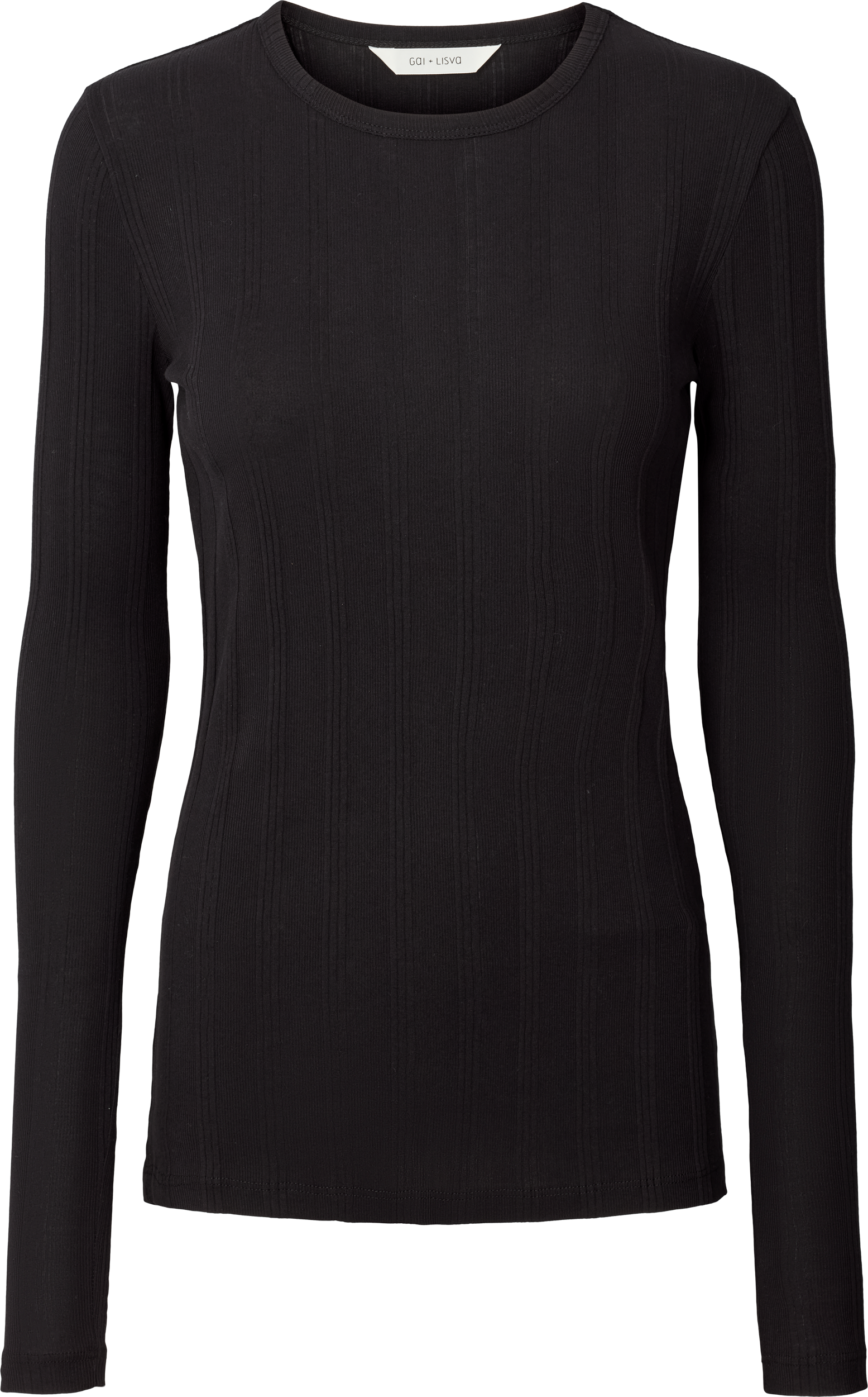 GAI+LISVA Thyra L/S Cotton Top Tops & T-shirts 650 Black