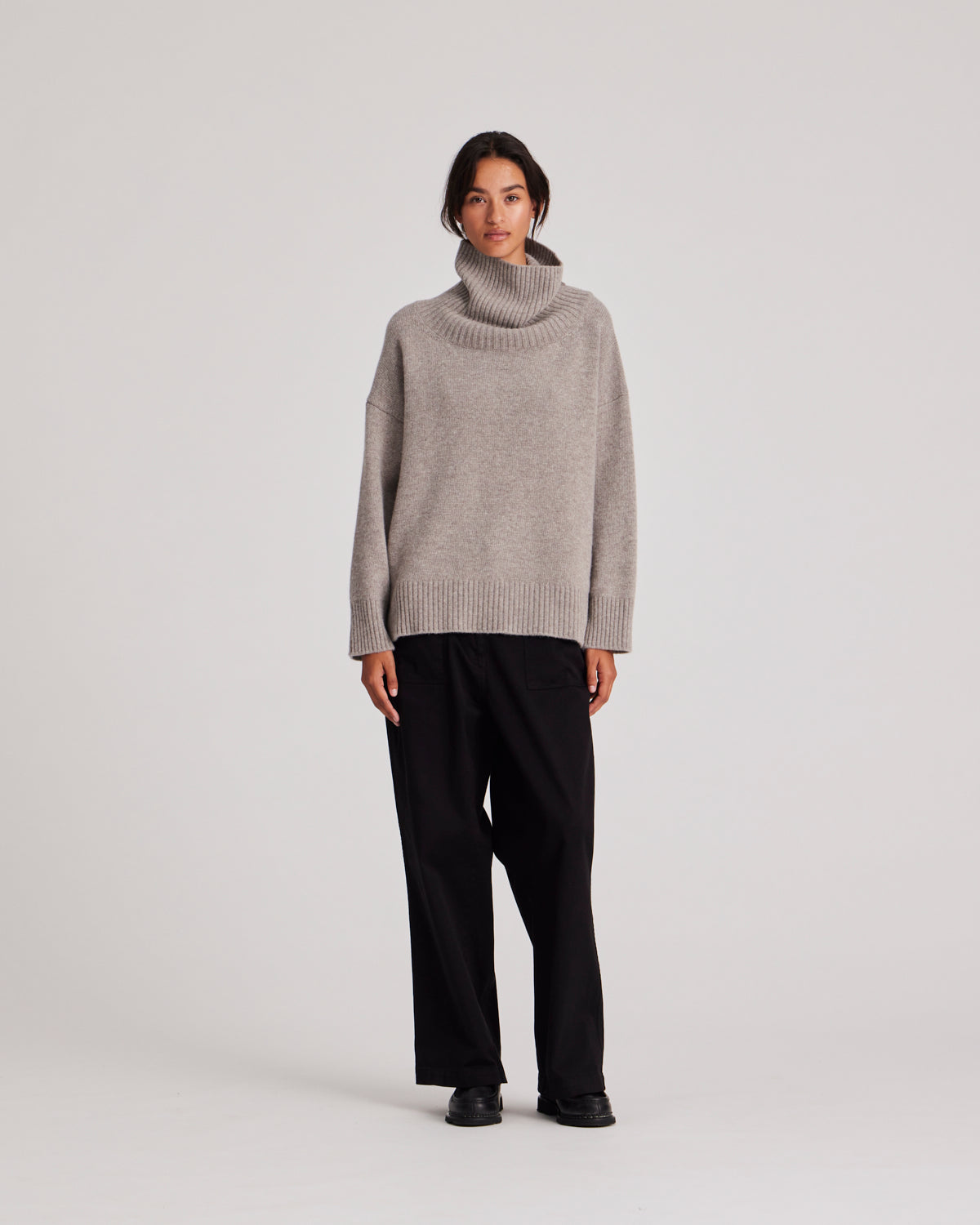 GAI+LISVA Tinne Cotton Twill Pant Trousers & Shorts 650 Black