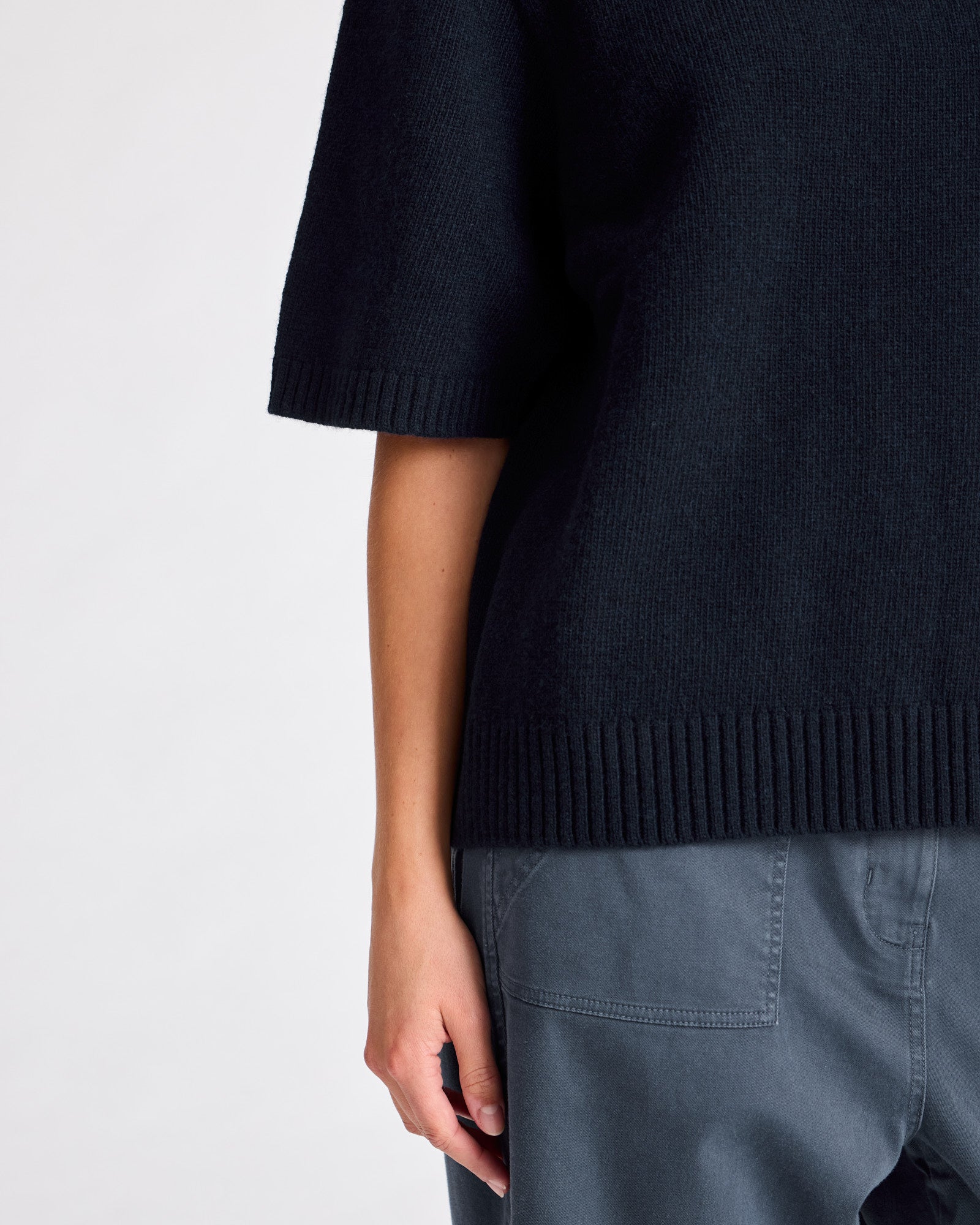 GAI+LISVA Tulle Lambswool Jumper GOTS 243975 Lambswool l Knitwear 181 Midnight Blue