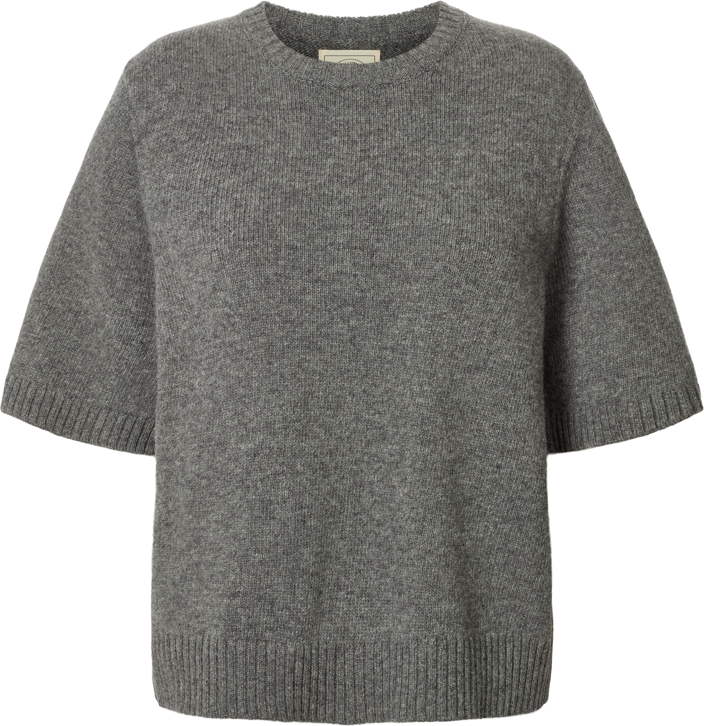 GAI+LISVA Tulle Lambswool Jumper GOTS 243975 Lambswool l Knitwear 631 Grafitti Grey Melangé