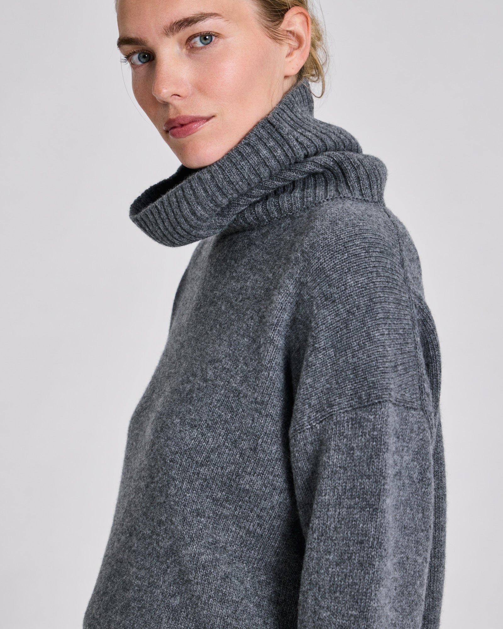 GAI+LISVA Vera Lambswool Jumper Lambswool l Knitwear 631 Grafitti Grey Melangé