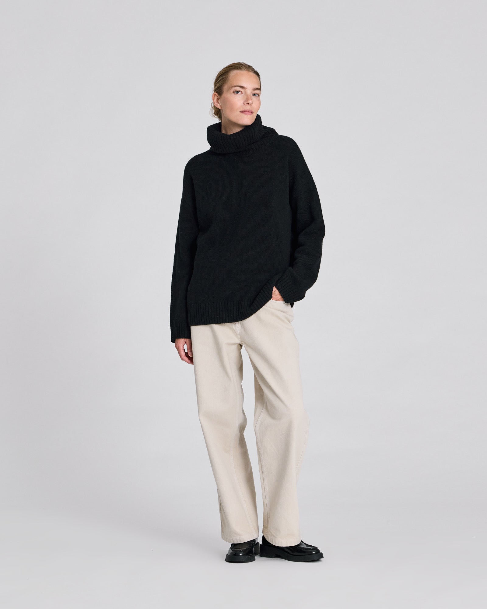 GAI+LISVA Vera Lambswool Jumper Lambswool l Knitwear 650 Black