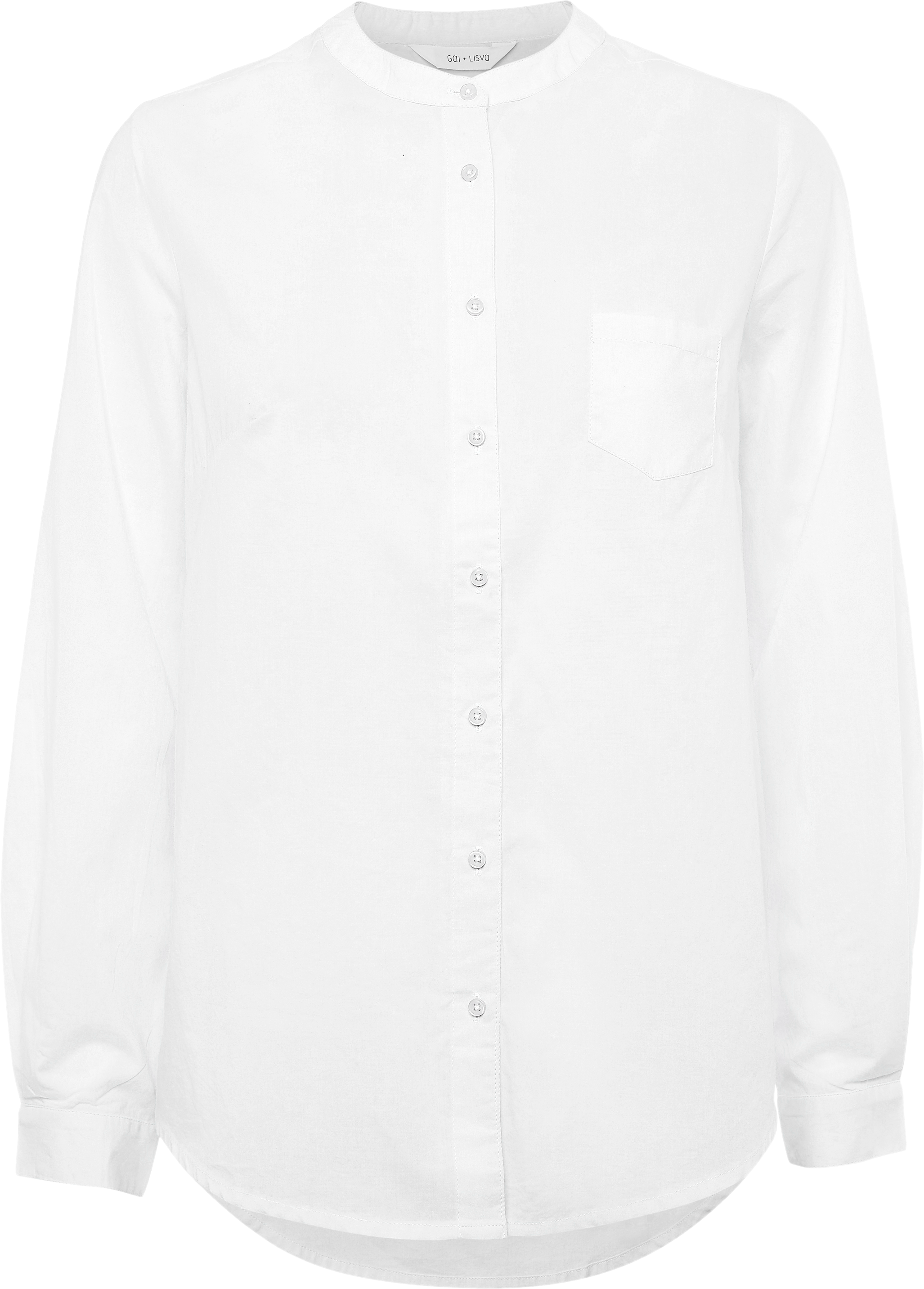 GAI+LISVA Woodie Voile Shirt Shirt 100 White
