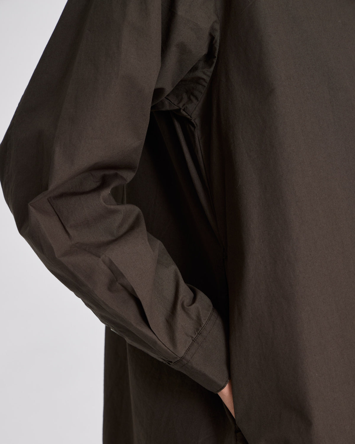 LISVA Alba Poplin Shirt Dress Dresses & Skirts 651 Black Olive