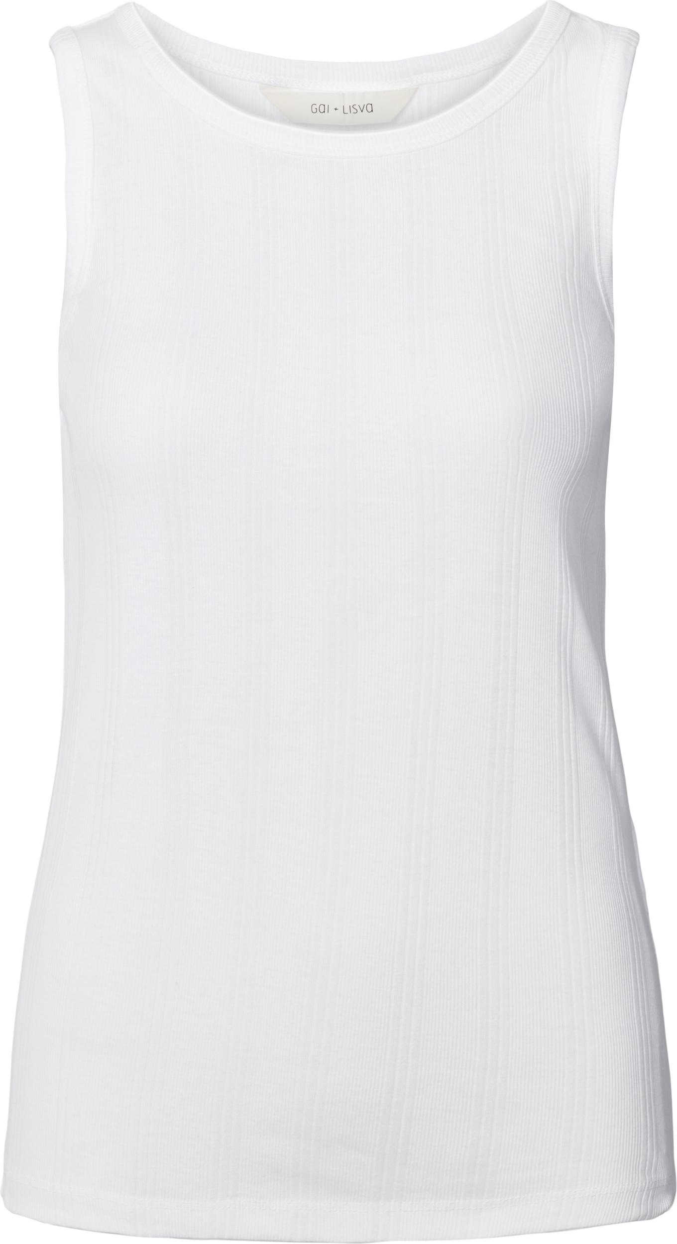 GAI+LISVA Alberte Cotton Top GOTS Tops & T-shirts 100 White