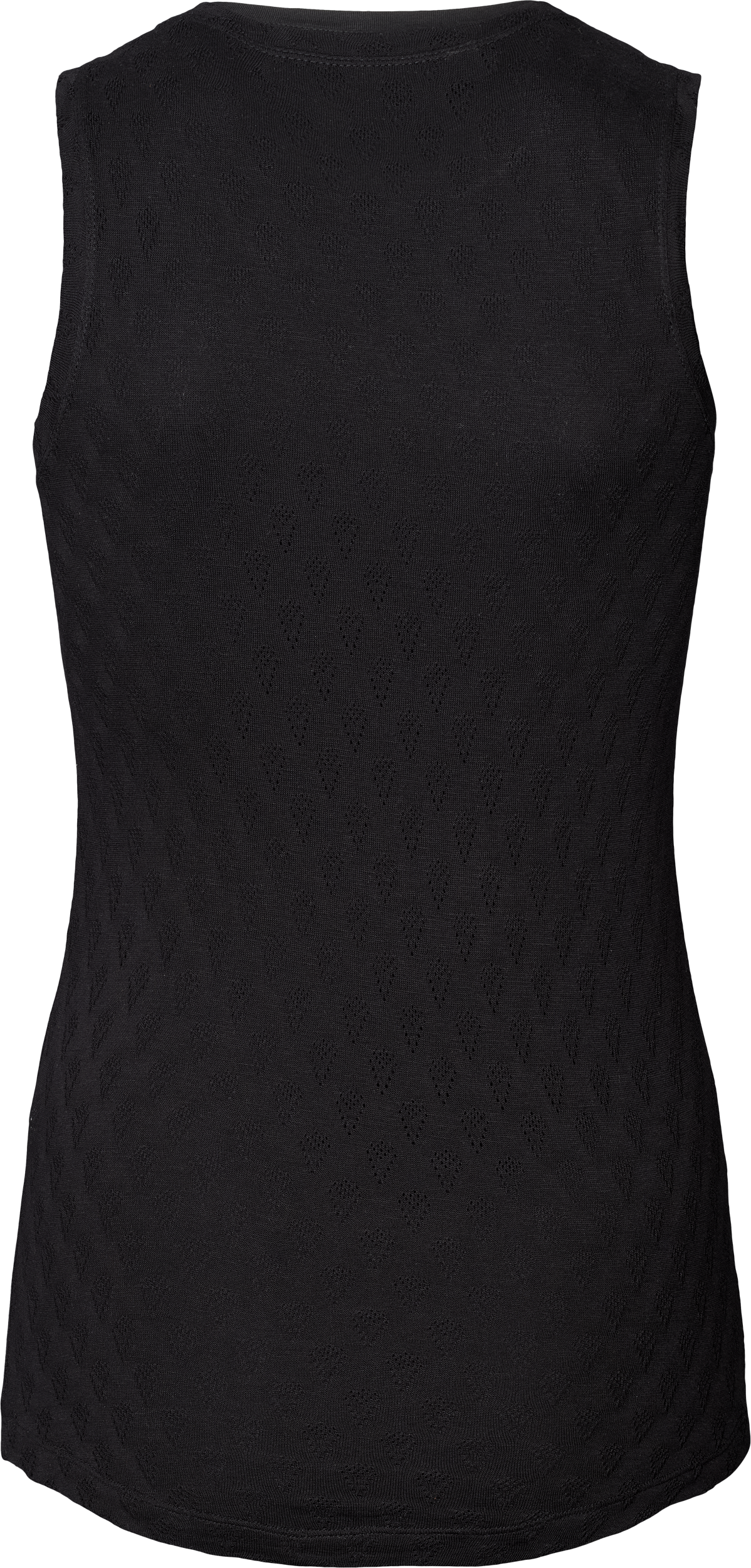 GAI+LISVA Alberte S´less Silk Top Tops & T-shirts 652 Stretch Limo Black
